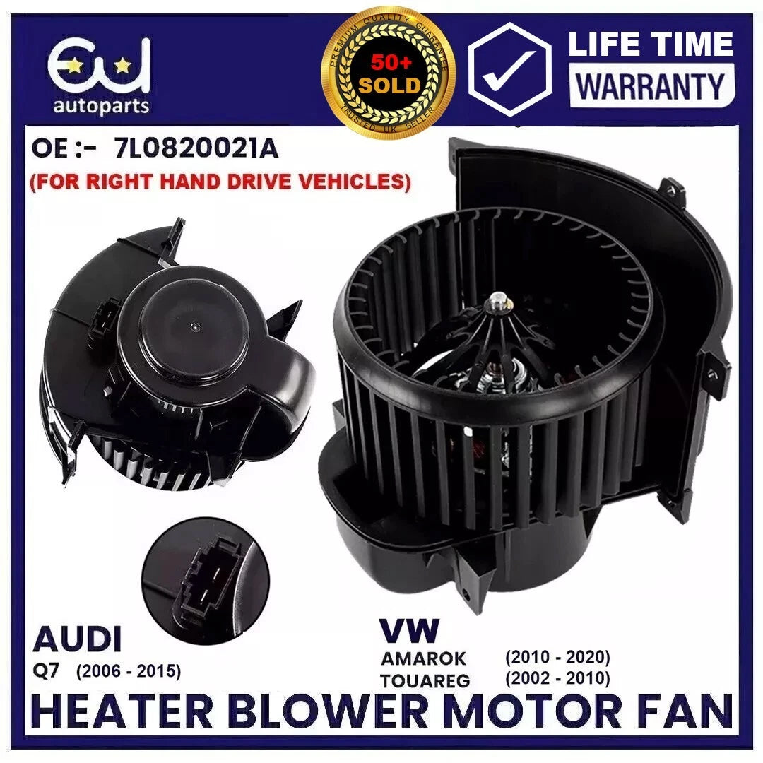 NEW HEATER BLOWER MOTOR FAN FOR PORSCHE CAYENNE AUDI Q7 4L2820021A 7L0820021A UK