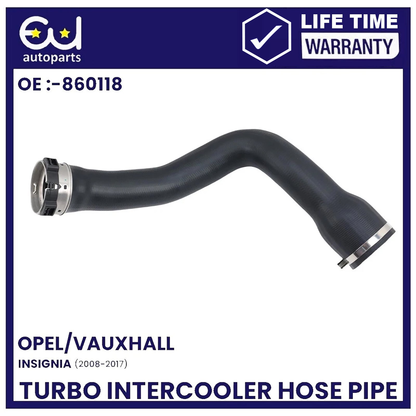 FOR VAUXHALL INSIGNIA 2.0 CDTI TURBO INTERCOOLER HOSE PIPE 23163578 22990025 NEW