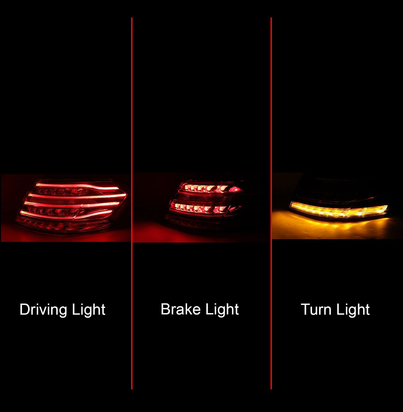 Right Rear Outer Tail Light Lamp O/S for Mercedes E-Class W212 2013-2016 Driver