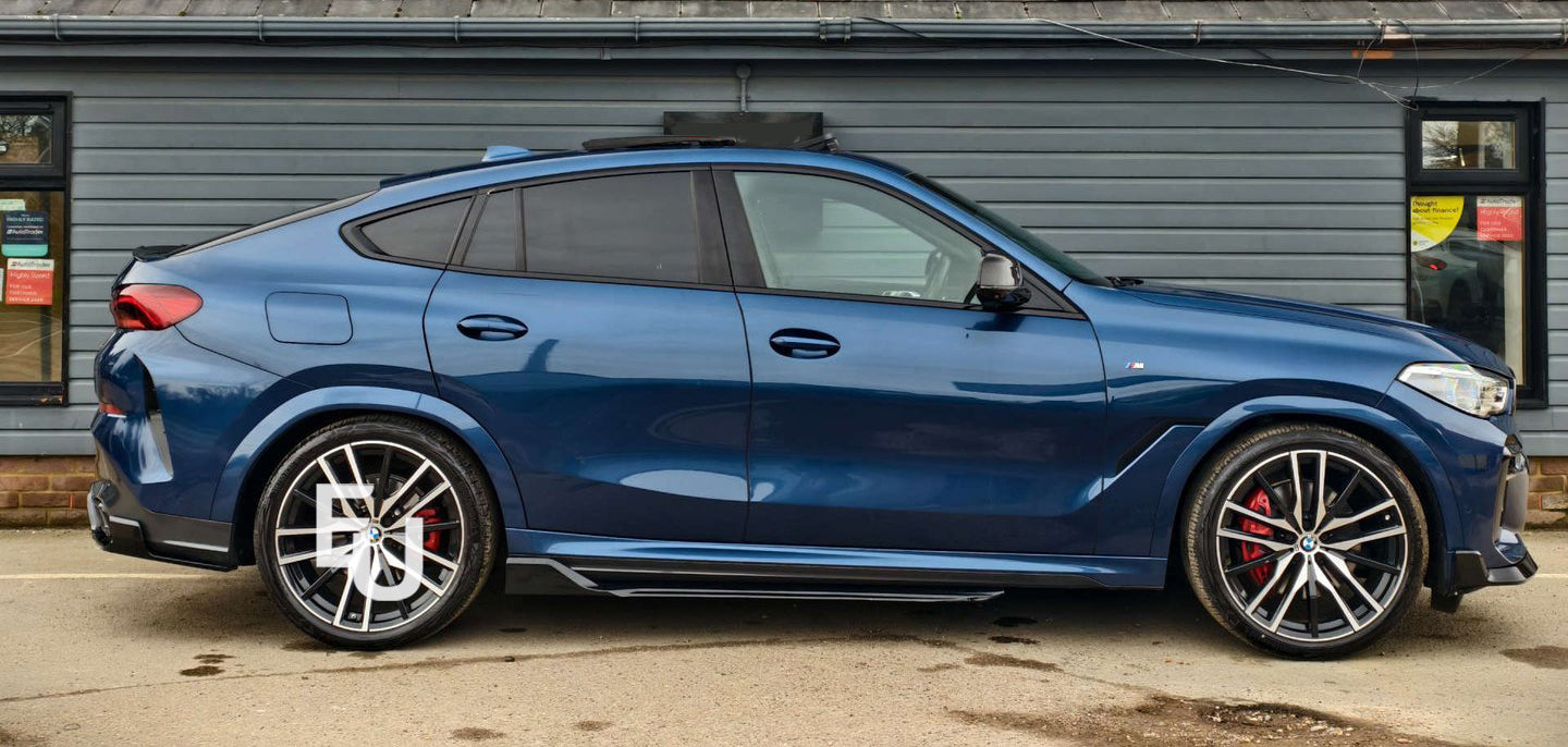 FOR BMW X6 G06 AERO BODYKIT BODY KIT FRONT SPLITTER LIP REAR DIFFUSER SKIRT