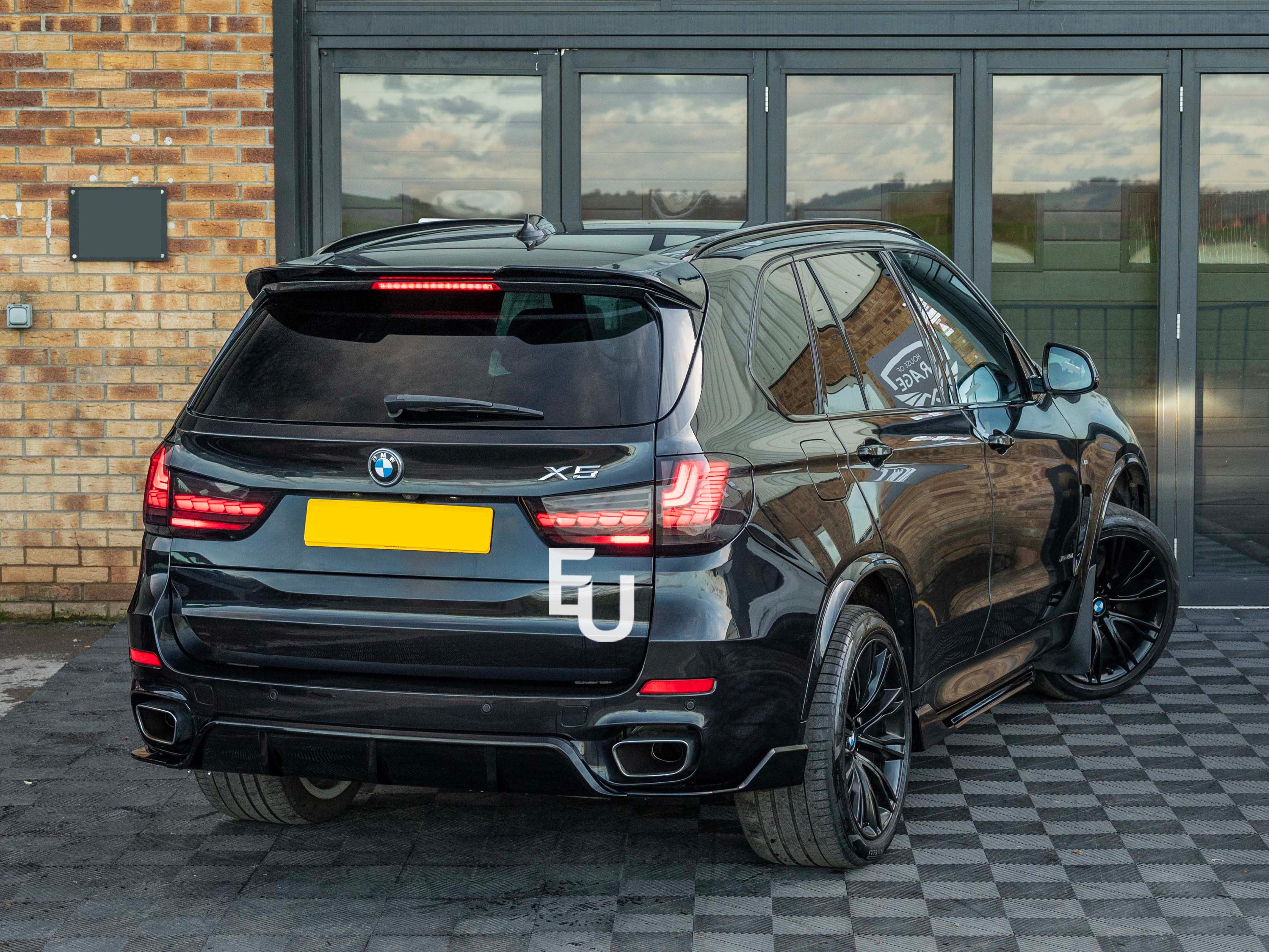 FOR BMW X5 F15 M SPORT KNIGHT AERO KIT REAR DIFFUSER LIP SPLITTER VALANCE GLOSS