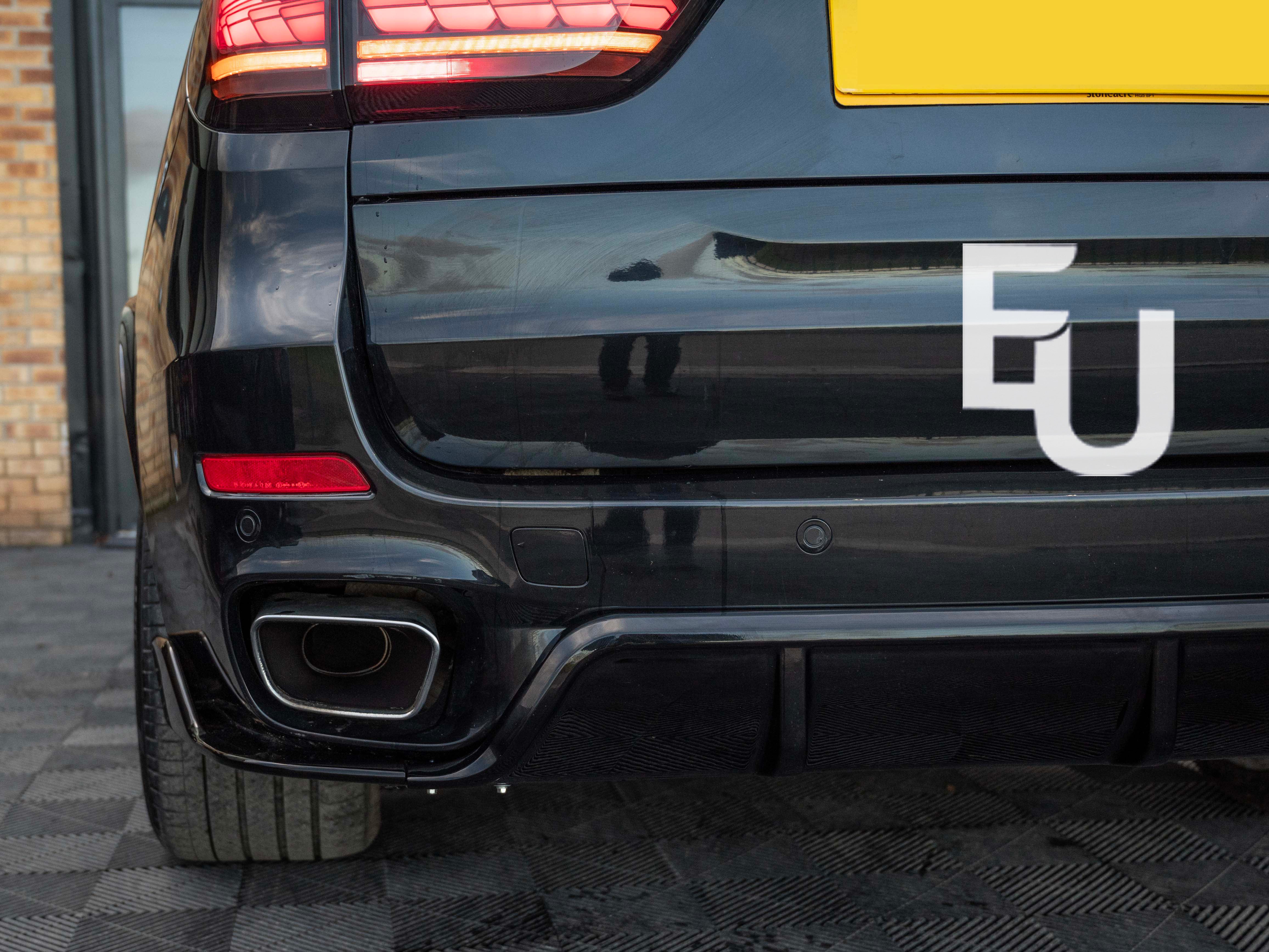 FOR BMW X5 F15 M SPORT KNIGHT AERO KIT REAR DIFFUSER LIP SPLITTER VALANCE GLOSS