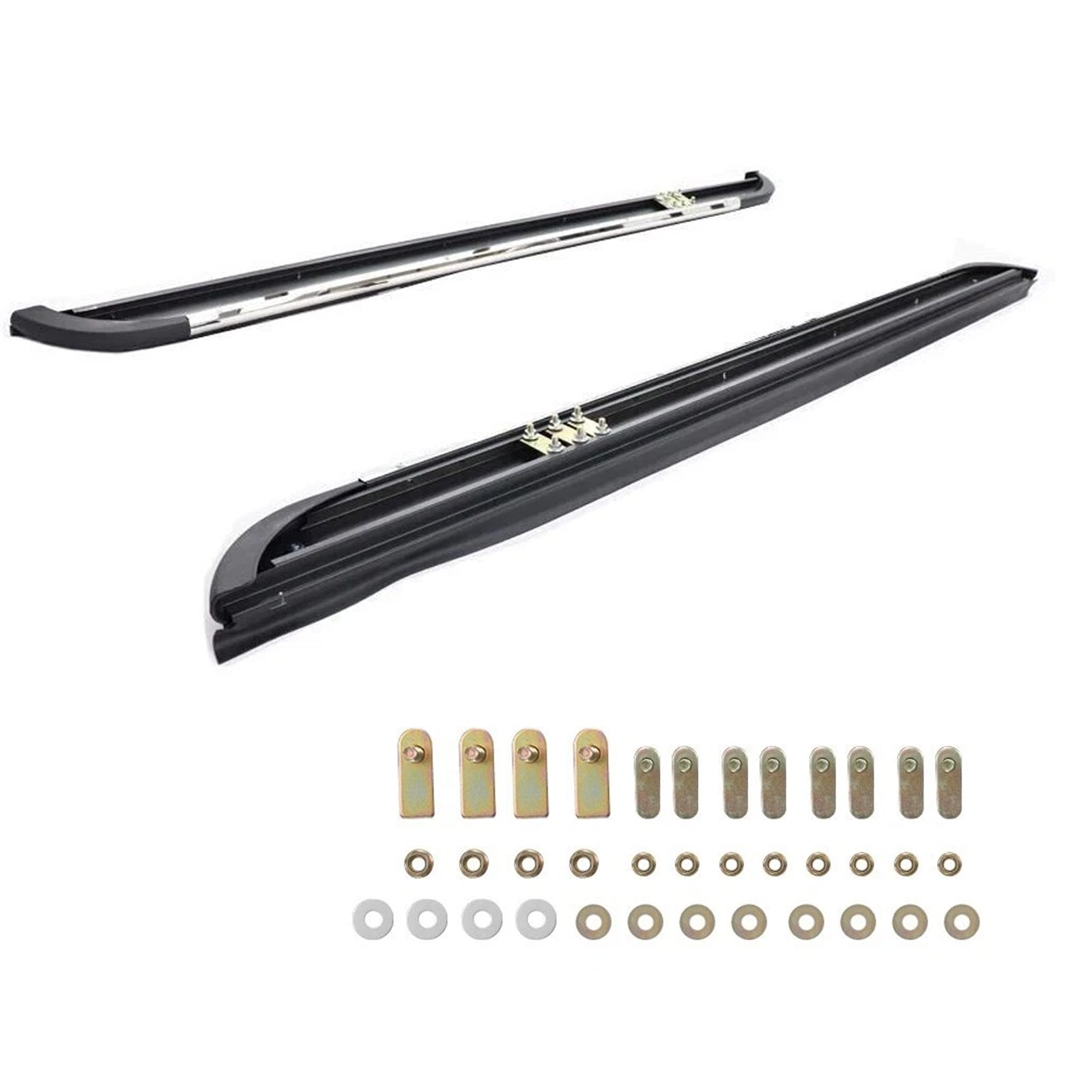 ALUMINIUM RUNNING BOARD SIDE STEPS FIXED FOOT RAIL FOR AUDI Q5 S LINE 80A 2018+