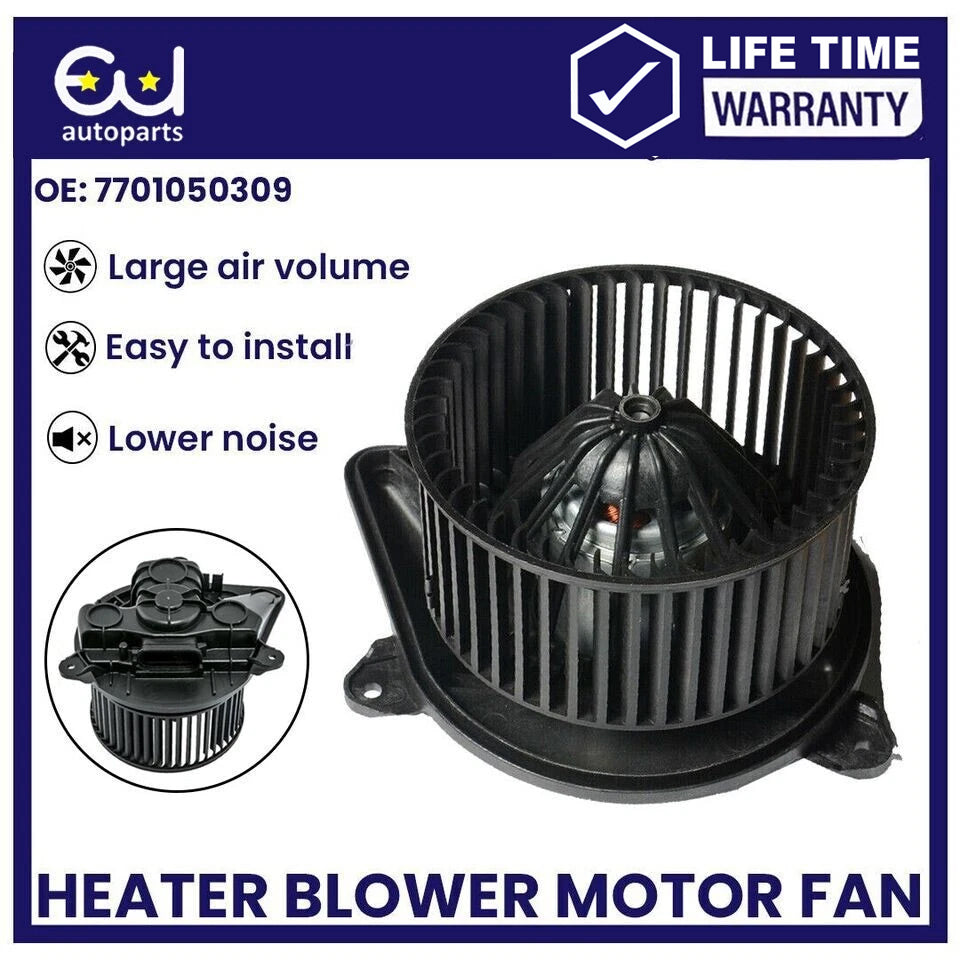 HEATER BLOWER MOTOR FAN FOR NISSAN PRIMASTAR X83 & RENAULT TRAFIC 7701050309