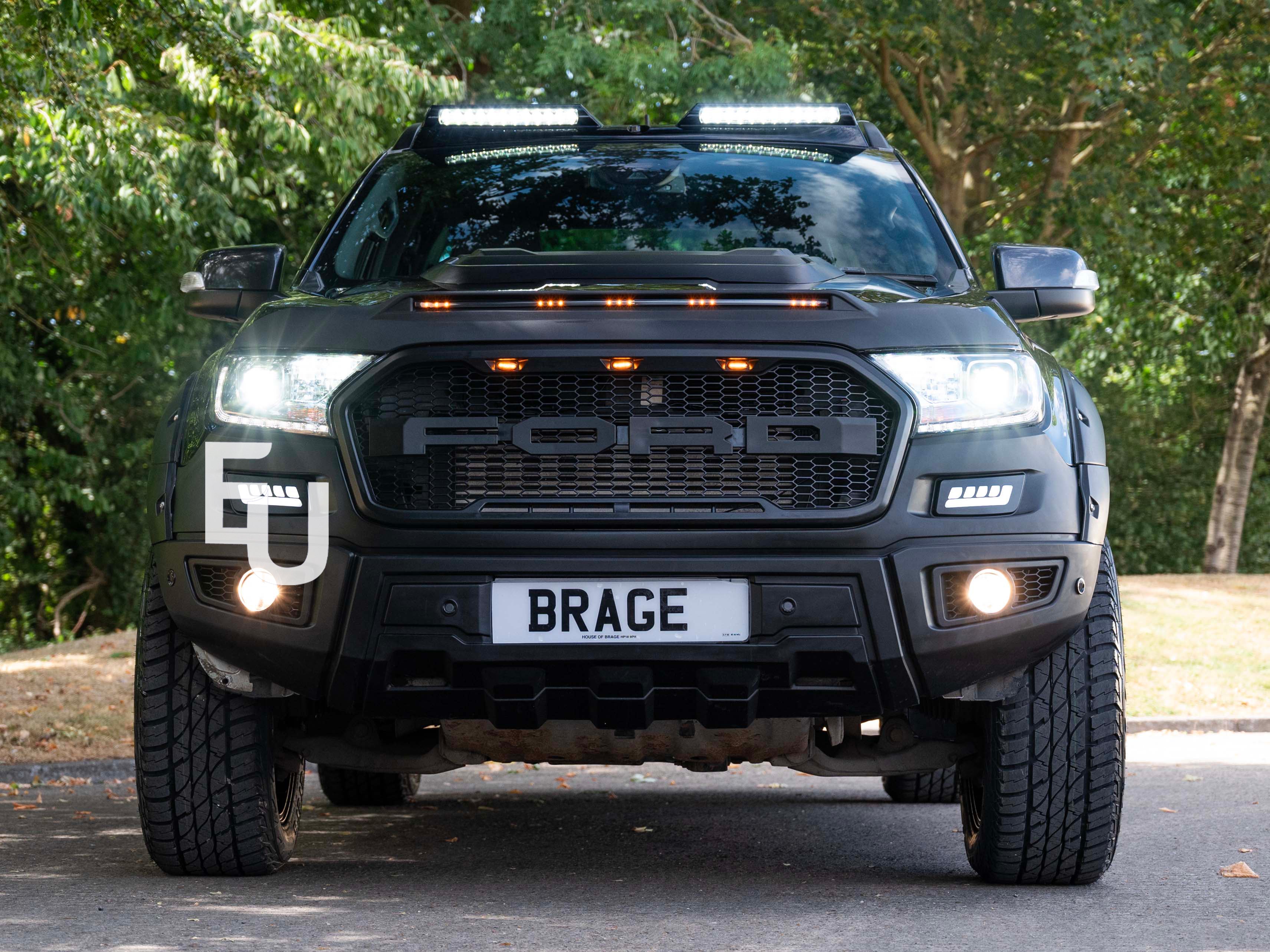FOR FORD RANGER T6 T7 T8 2011-2022 ROOF LIGHT POD BAR LED LAMP OFF ROAD SPOILER