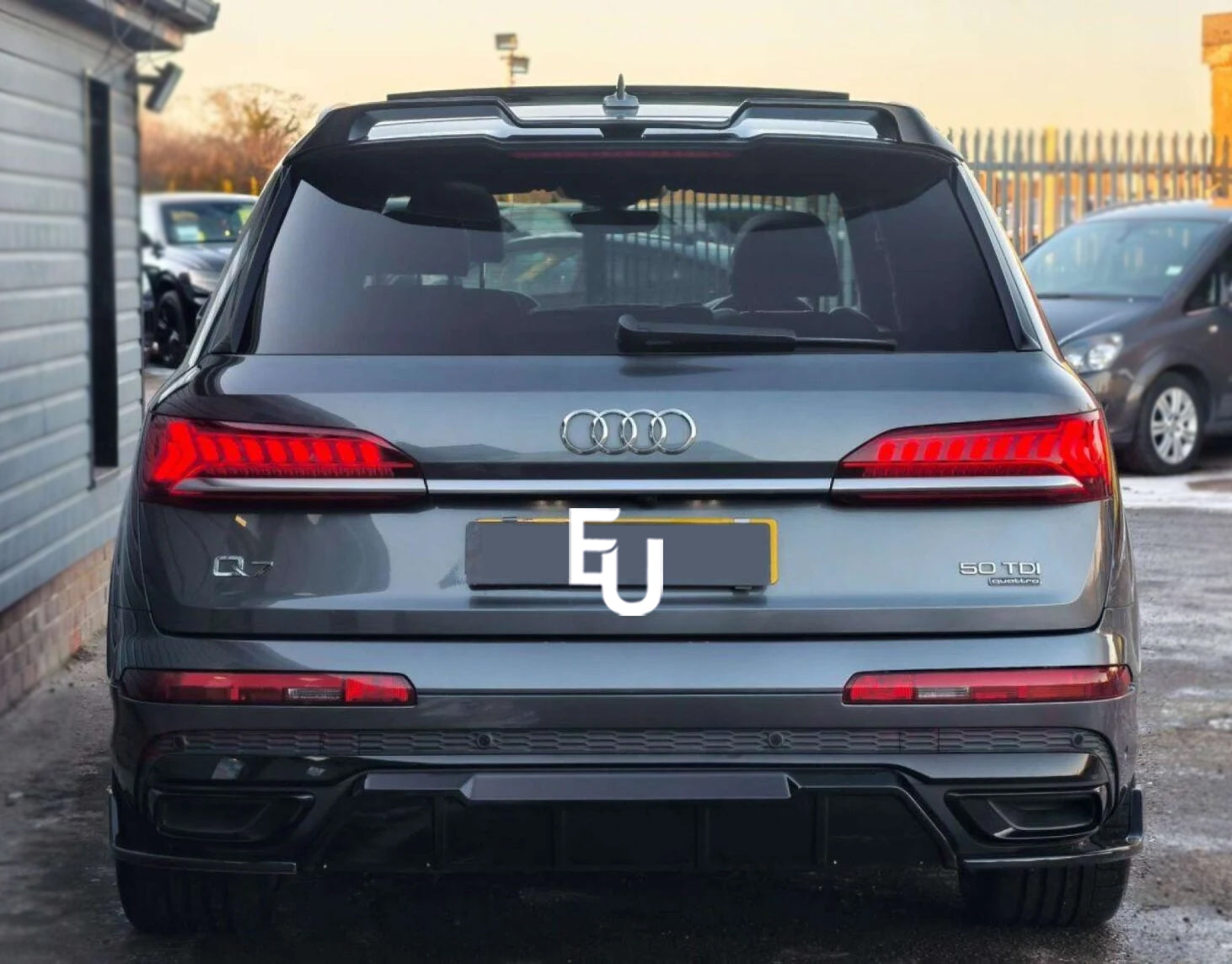 FOR AUDI Q7 SQ7 LCI FRONT SPLITTER REAR DIFFUSER SPOILER BODYKIT BODY KIT 2020+