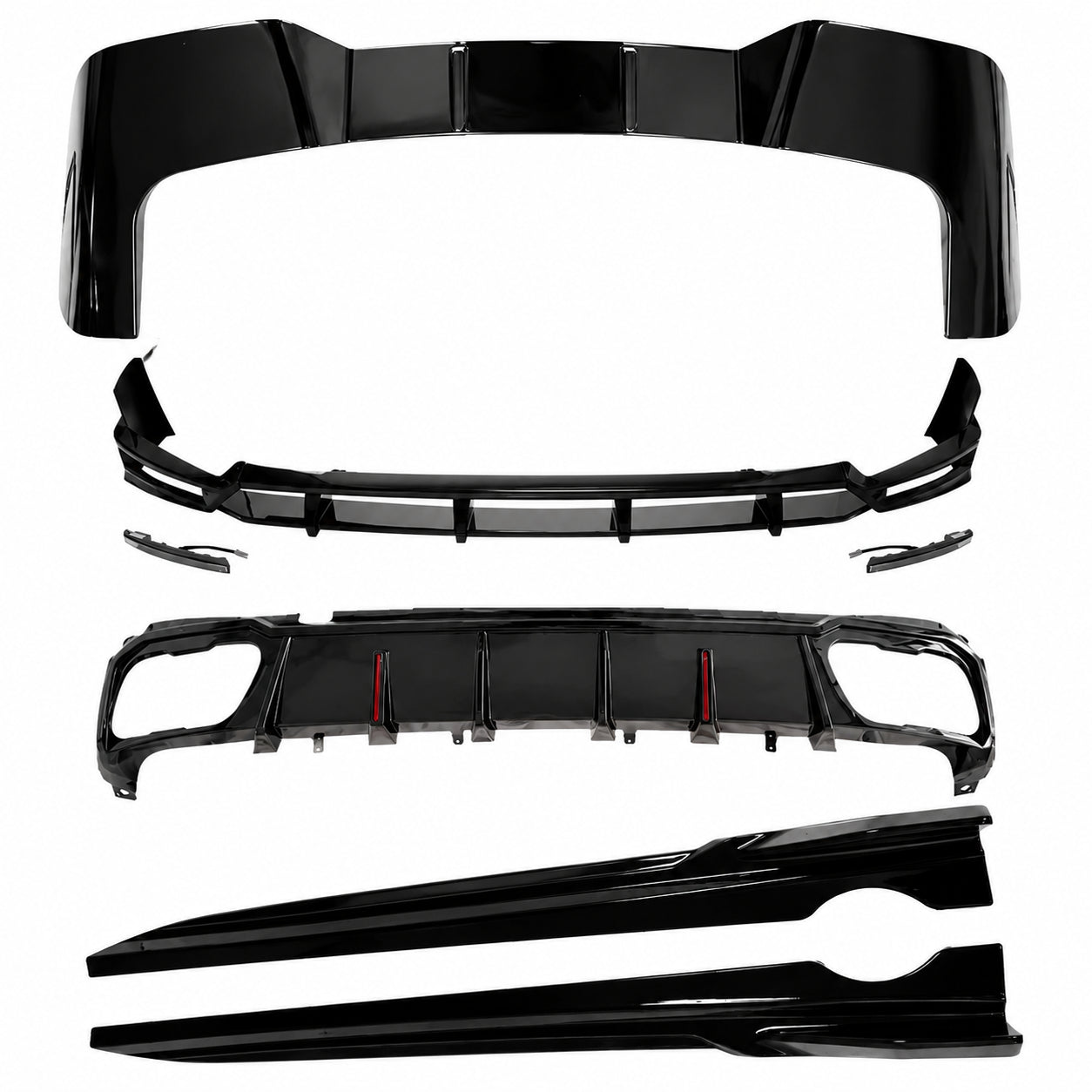 BLACK KNIGHT PERFORMANCE BODY KIT BODYKIT FRONT SPLITTER FOR BMW X5 G05 LCI 23+