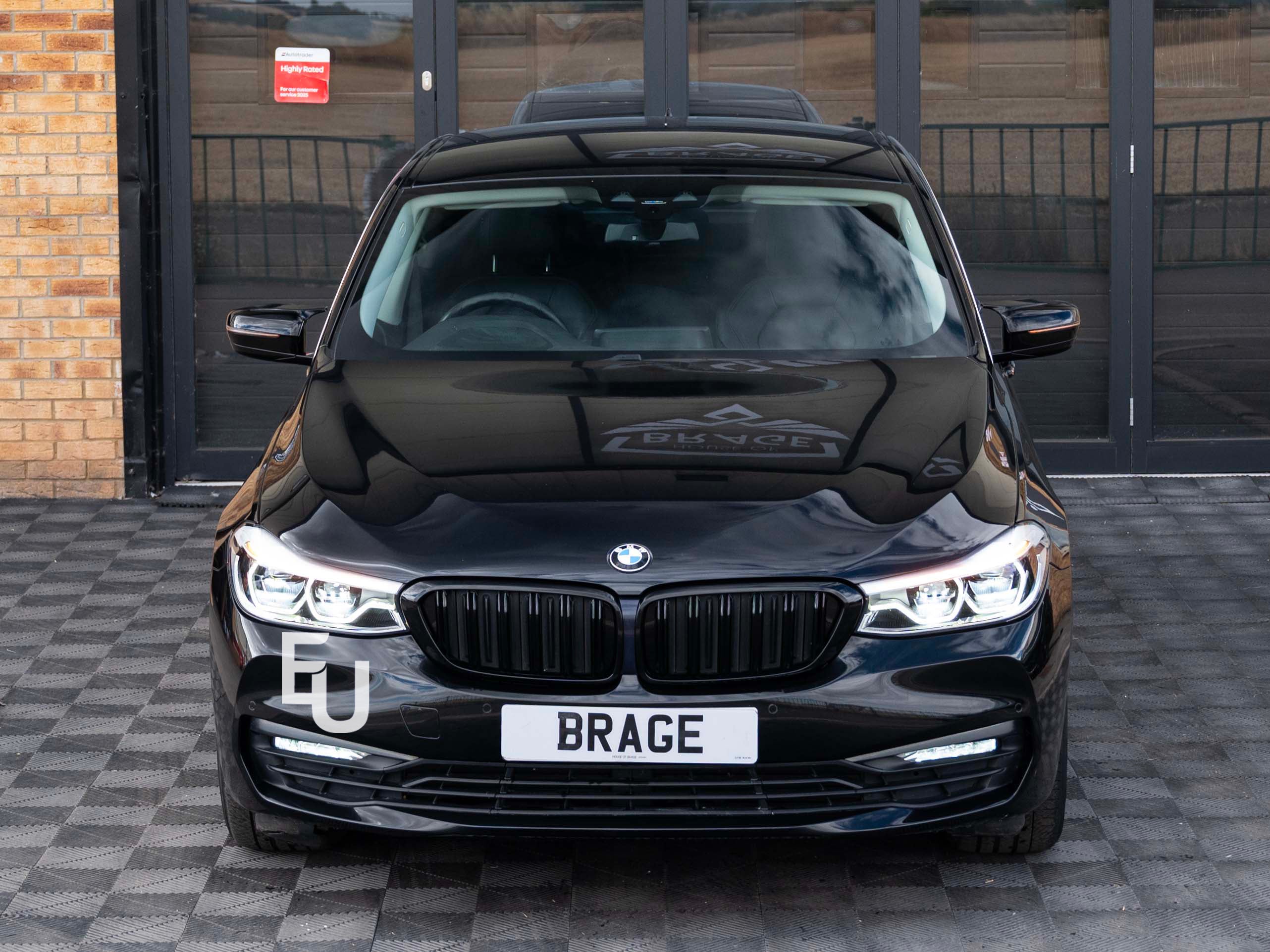 FOR BMW 6 SERIES G32 GRAN TURISMO KIDNEY GRILL GRILLE GLOSS BLACK M STYLE 17-23