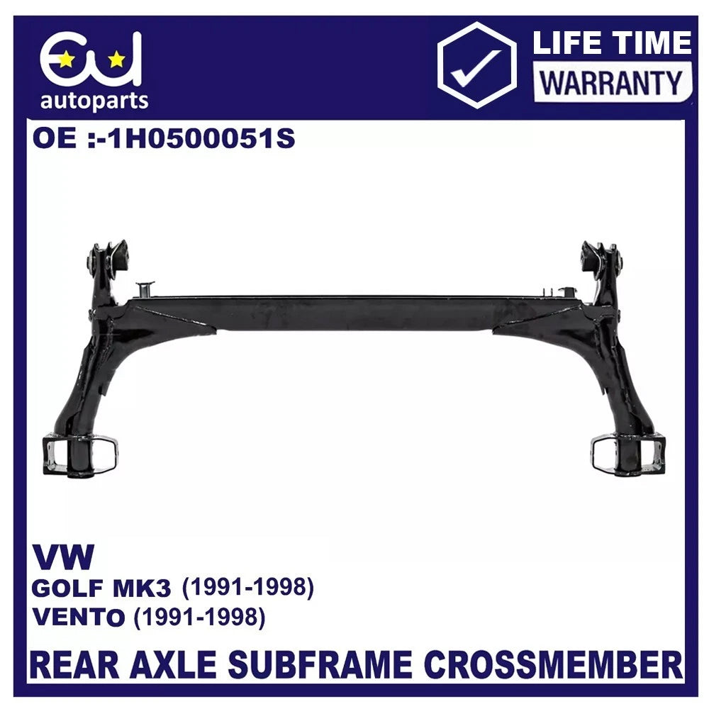 REAR AXLE SUBFRAME CROSSMEMBER BEAM FOR VW GOLF MK3 1991-1998 VENTA 1991-1998