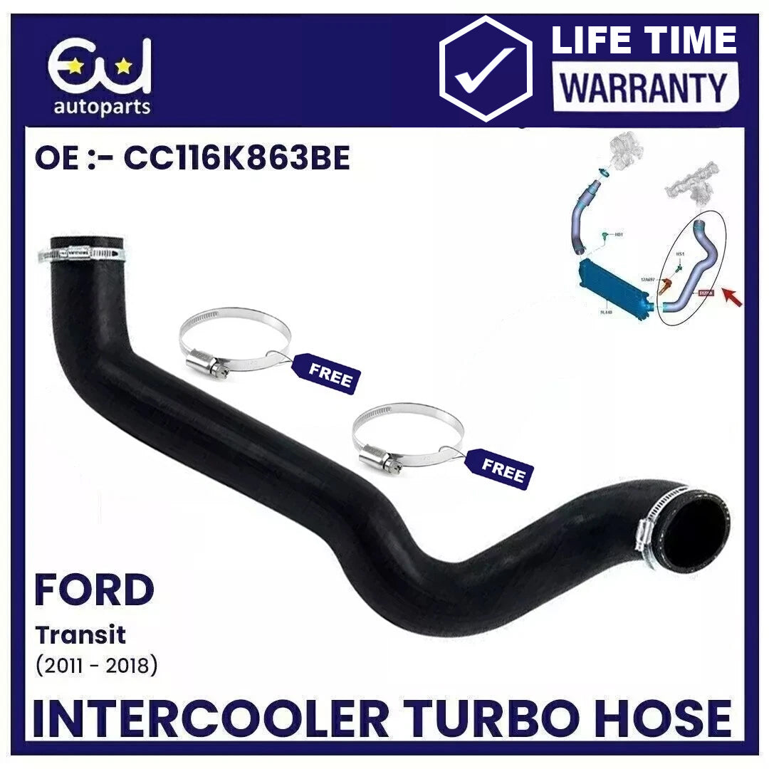 FOR FORD TRANSIT 2.2 TDCi DIESEL INTERCOOLER PIPE TURBO HOSE RWD CC116K863BE