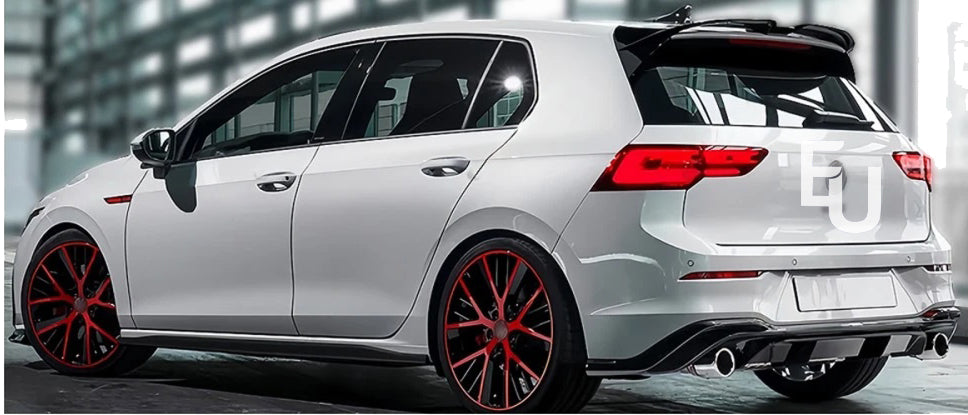 FOR VW GOLF MK8 R LINE GTI GTD GTE REAR ROOF SPOILER HOOD OETTINGER STYLE GLOSS