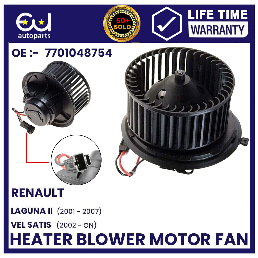HEATER BLOWER FAN MOTOR FOR RENAULT LAGUNA MK2 01-07 VEL SATIS 02-23 OEM QUALITY