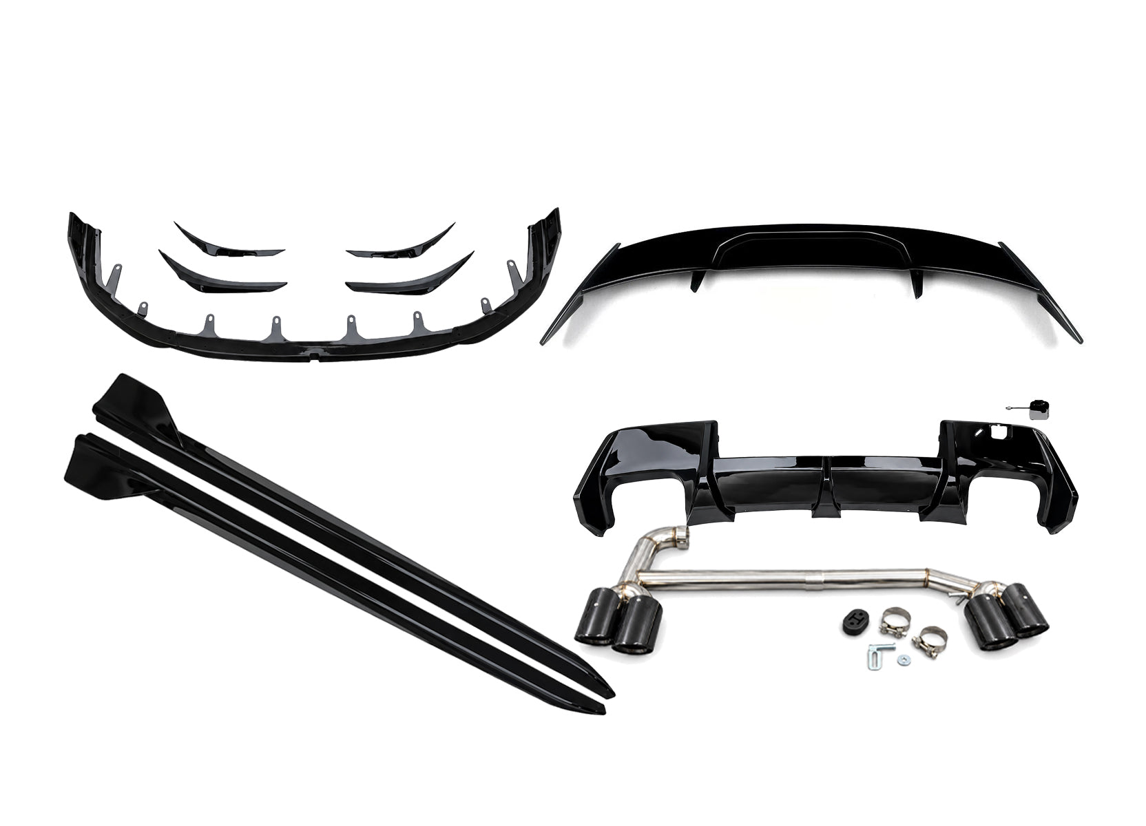 FOR BMW 1 SERIES F70 M SPORT BODYKIT BODY KIT FRONT SPLITTER REAR DIFFUSER SKIRT