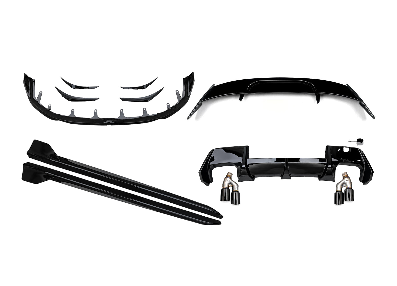 FOR BMW 2 SERIES F70 M SPORT BODYKIT BODY KIT FRONT SPLITTER REAR DIFFUSER SKIRT