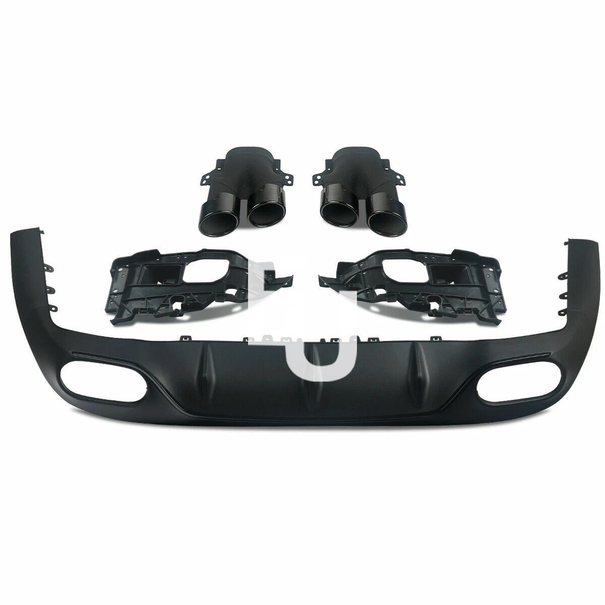 FOR MERCEDES E CLASS E53 REAR DIFFUSER LOOK COUPE C238 A238 CABRIOLET TAIL PIPE