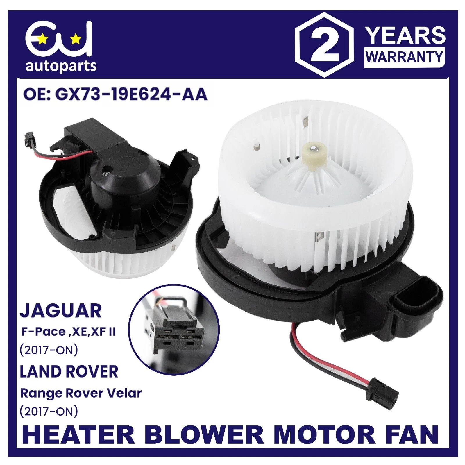 HEATER BLOWER MOTOR FAN FOR JAGUAR XF XE F-PACE X761 X260 RANGE ROVER VELAR L560