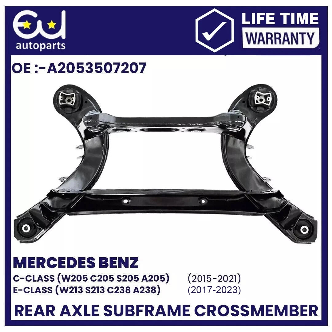 REAR AXLE SUBFRAME CROSSMEMBER FOR MERCEDES C-CLASS C205 S205 W205 W213 15-21