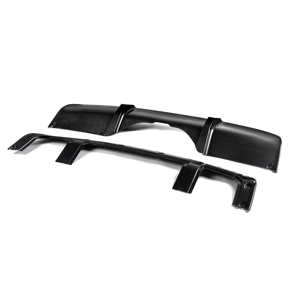 FOR BMW X5 F15 BODYKIT BODY KIT FRONT SPLITTER & REAR DIFFUSER CARBON LOOK