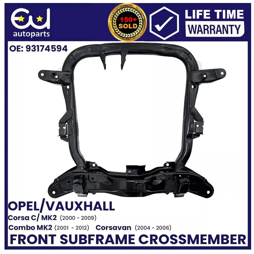 FOR OPEL VAUXHALL COMBO C CORSA C , MERIVA A TIGRA EXCLUDING DPF FRONT SUBFRAME AXLE CROSSMEMBER EXCLUDING DPF