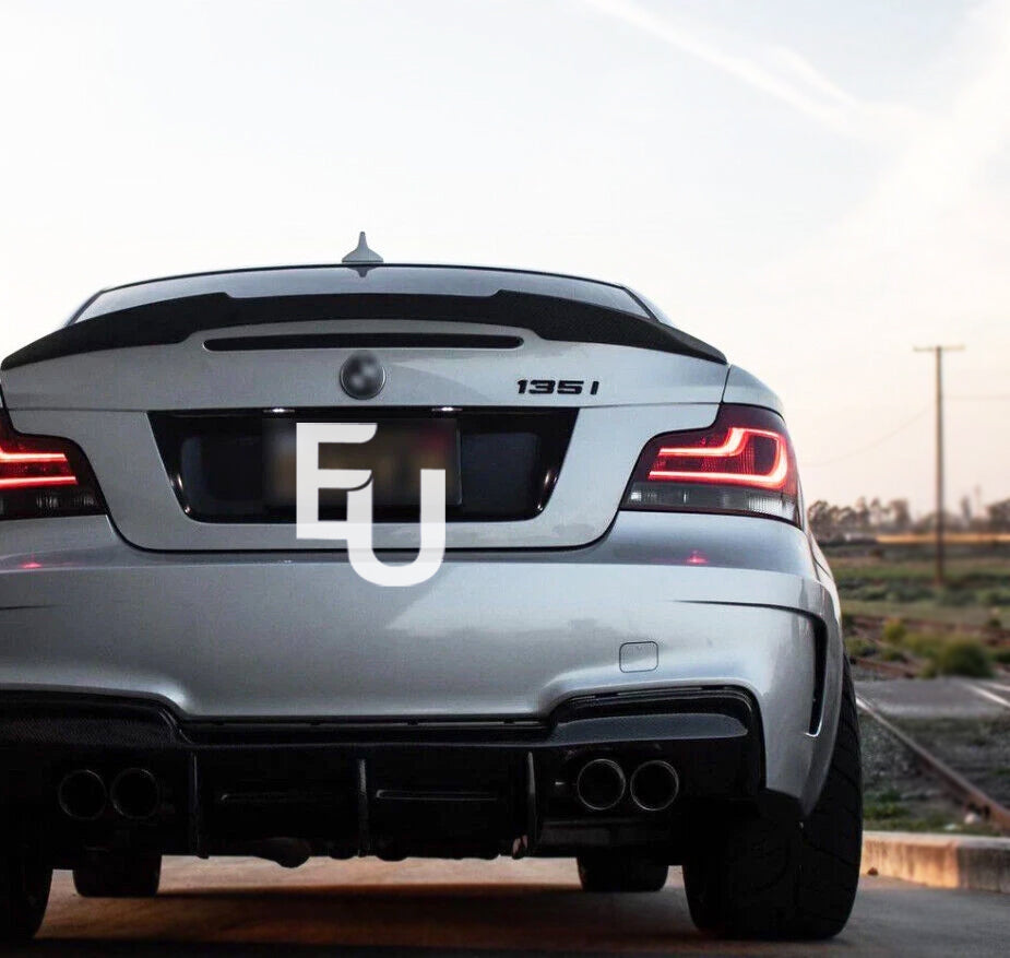 REAR TRUNK BOOT SPOILER M4 STYLE FOR BMW 1 SERIES E82 2007-2013 GLOSS BLACK