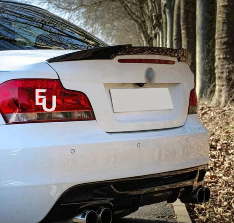 REAR TRUNK BOOT SPOILER M4 STYLE FOR BMW 1 SERIES E82 2007-2013 GLOSS BLACK