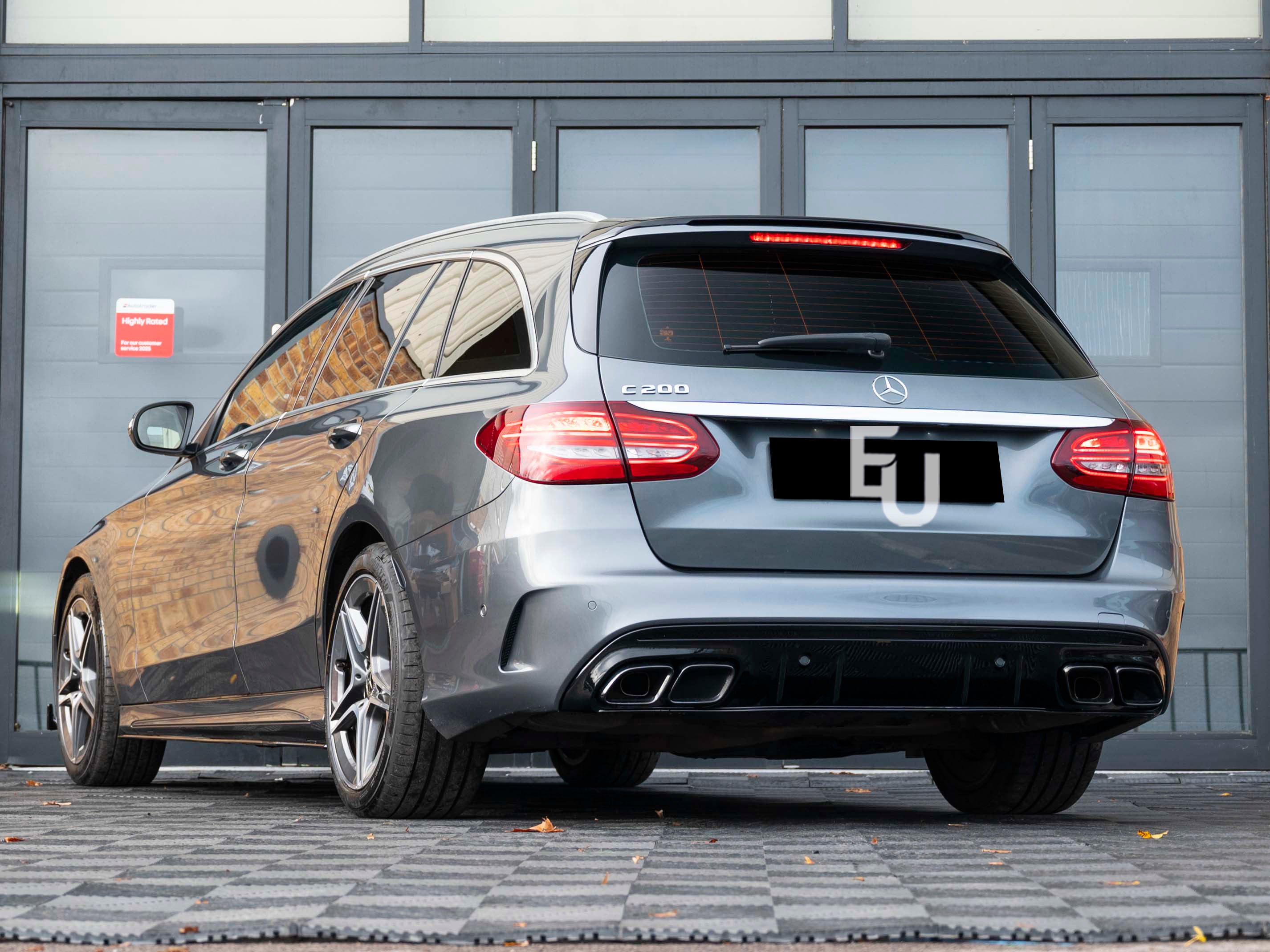 FOR MERCEDES C CLASS S205 C63 BODYKIT BODY KIT FRONT SPLITTER LIP DIFFUSER 15-18