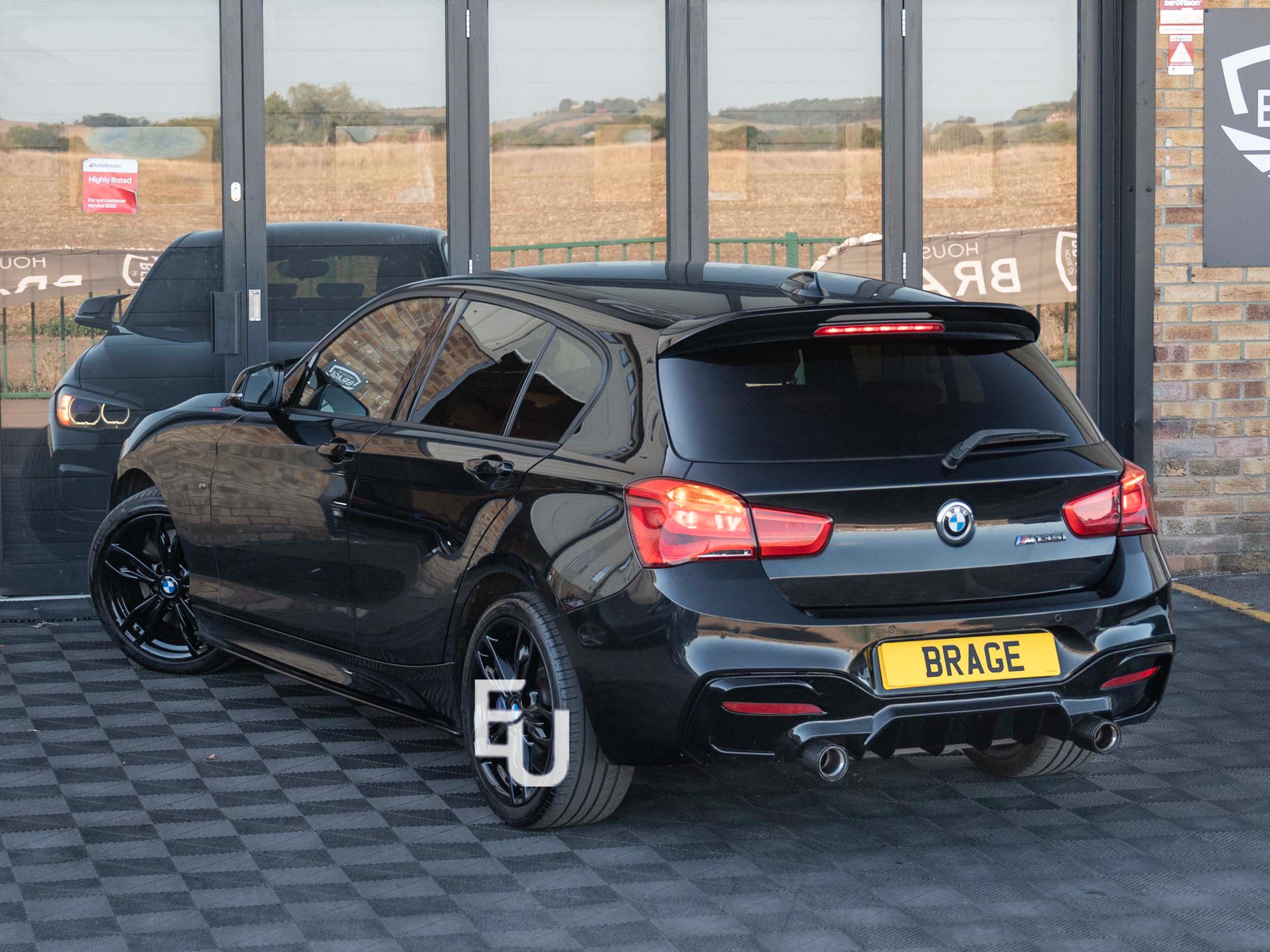 FOR BMW 1 SERIES F20 F21 FRONT SPLITTER REAR DIFFUSER BODY KIT GLOSS BLACK 15-18