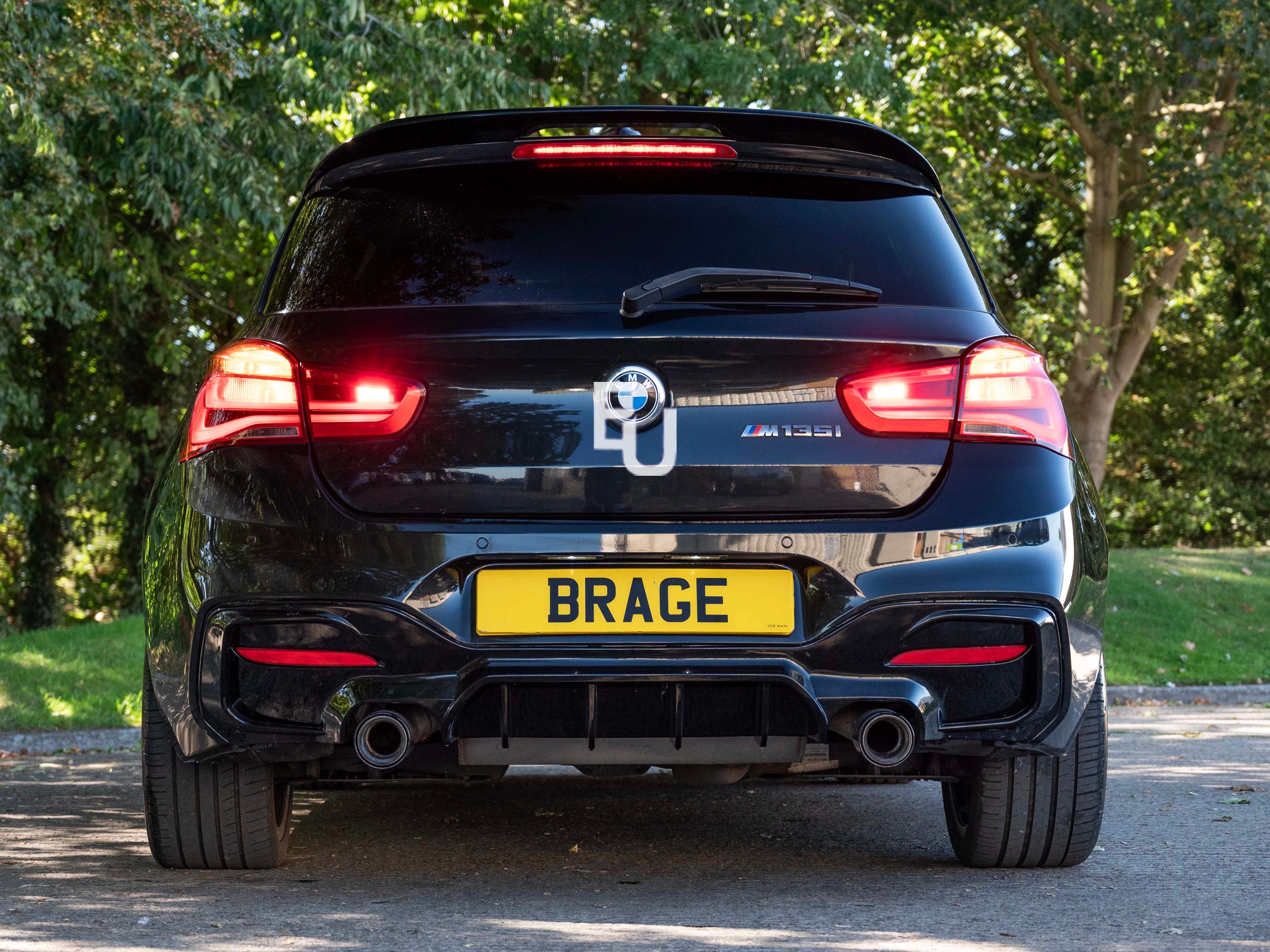 FOR BMW 1 SERIES F20 F21 FRONT SPLITTER REAR DIFFUSER BODY KIT GLOSS BLACK 15-18