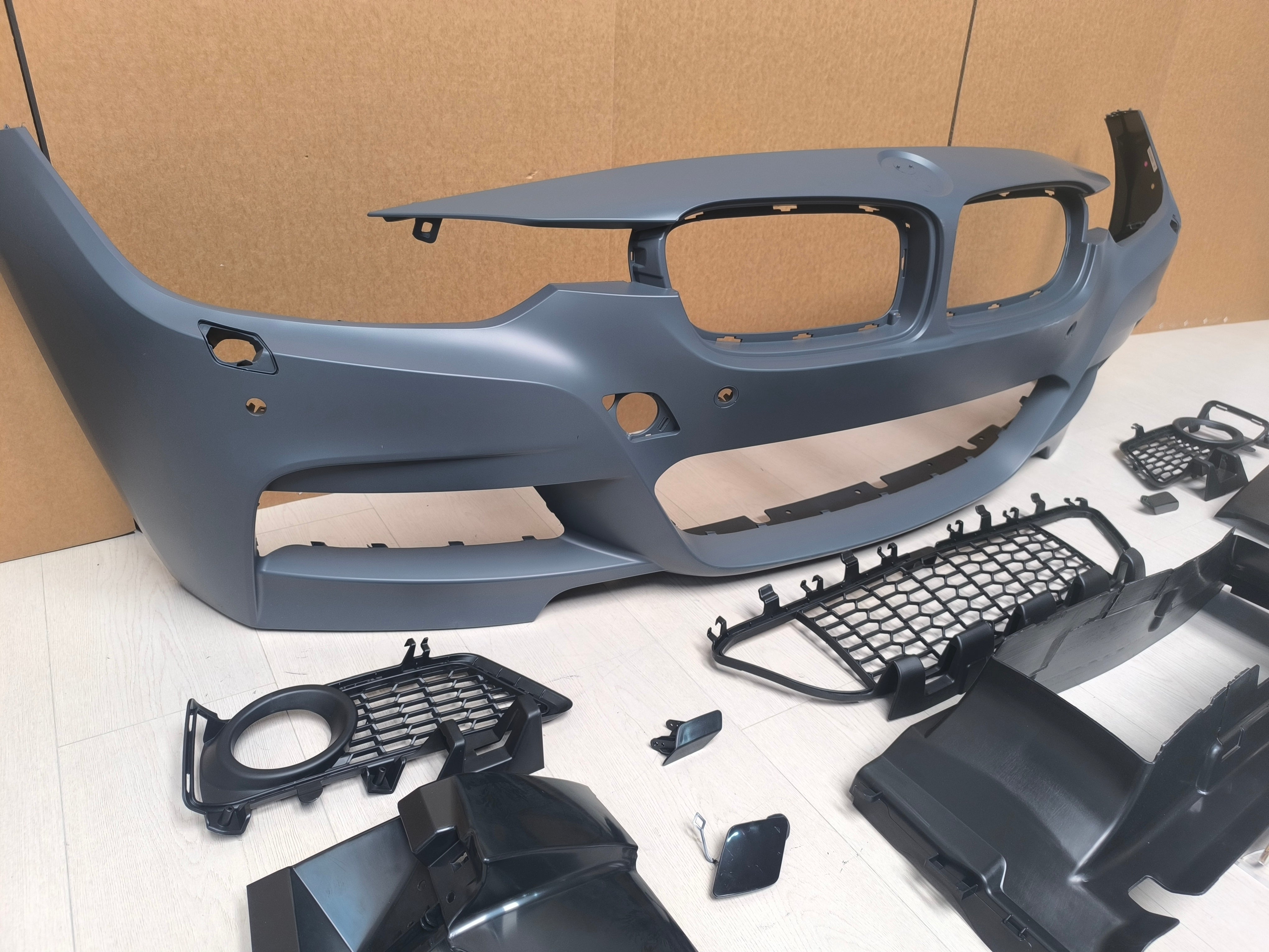 FOR BMW 3 SERIES F30 F31 M SPORT LOOK FRONT BUMPER BODYKIT W/PDC GRILL 2015-2019