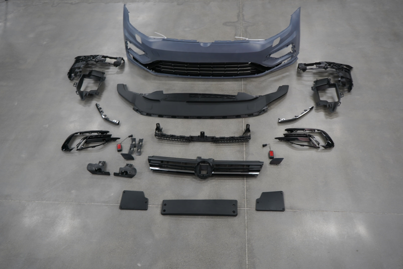 FRONT BUMPER BODY KIT MK7.5 GOLF R LOOK PRIMED FOR VW GOLF MK7 2013-2016