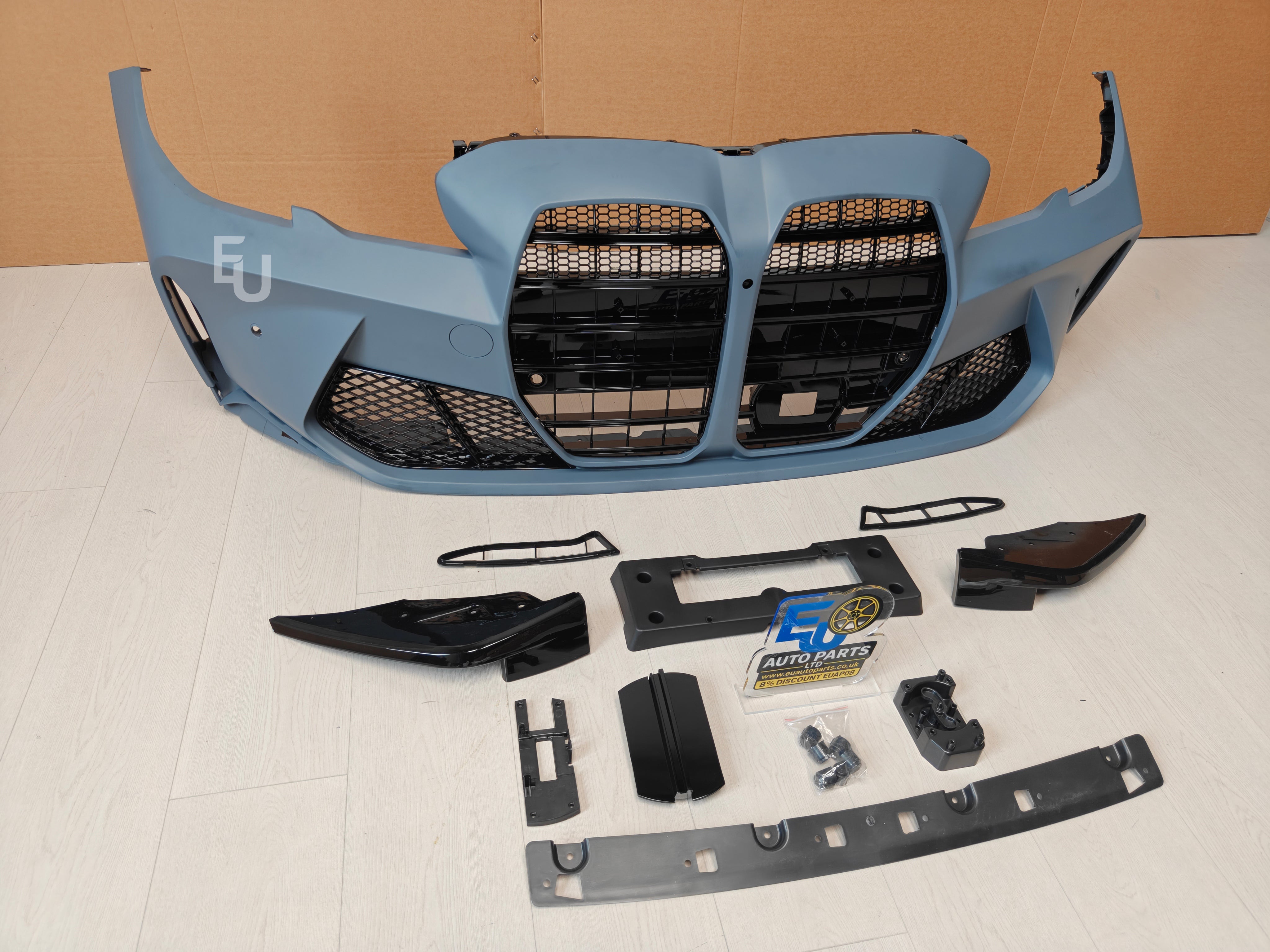 FOR BMW 3 SERIES 2019-2021 G20 G28 UPGRADE TO M3 STYLE FRONT BUMPER KIT GRILLE
