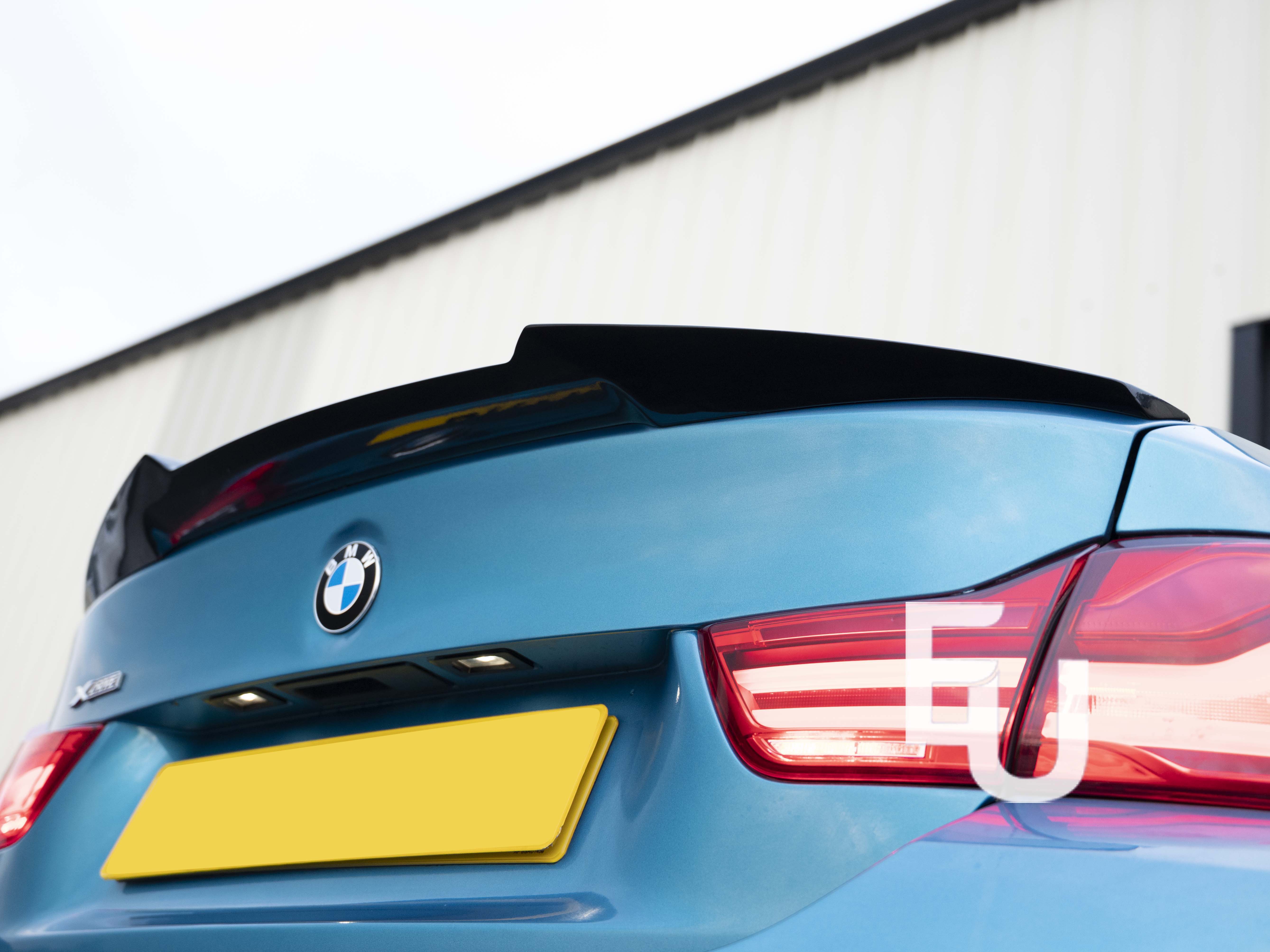 REAR TRUNK BOOT SPOILER M4 STYLE FOR BMW 4 SERIES F36 GRAN COUPE 14+ GLOSS BLACK