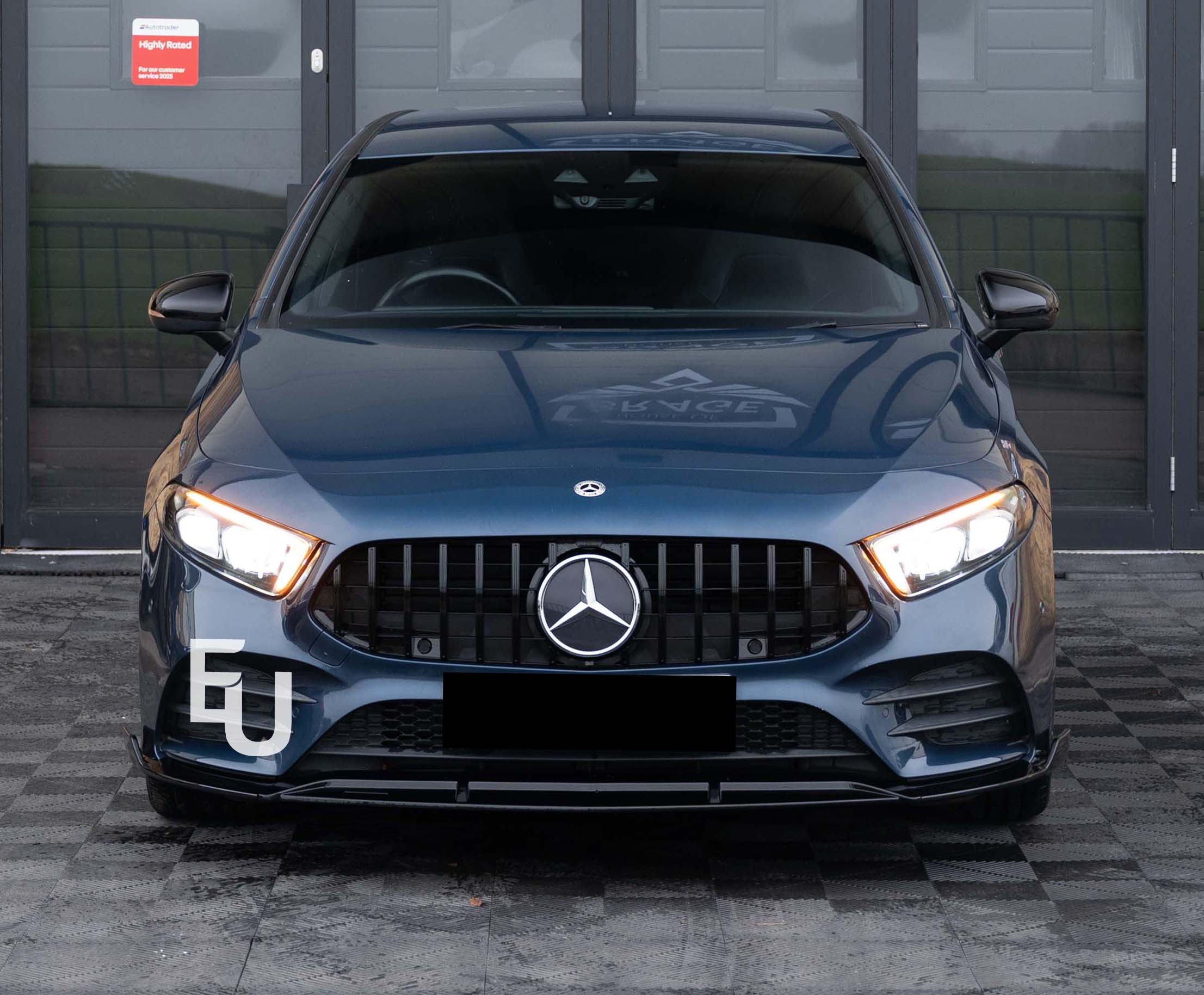 FOR MERCEDES BENZ A CLASS W177 2018 ON GLOSS PANAMERICANA GT FRONT GRILL GRILLE