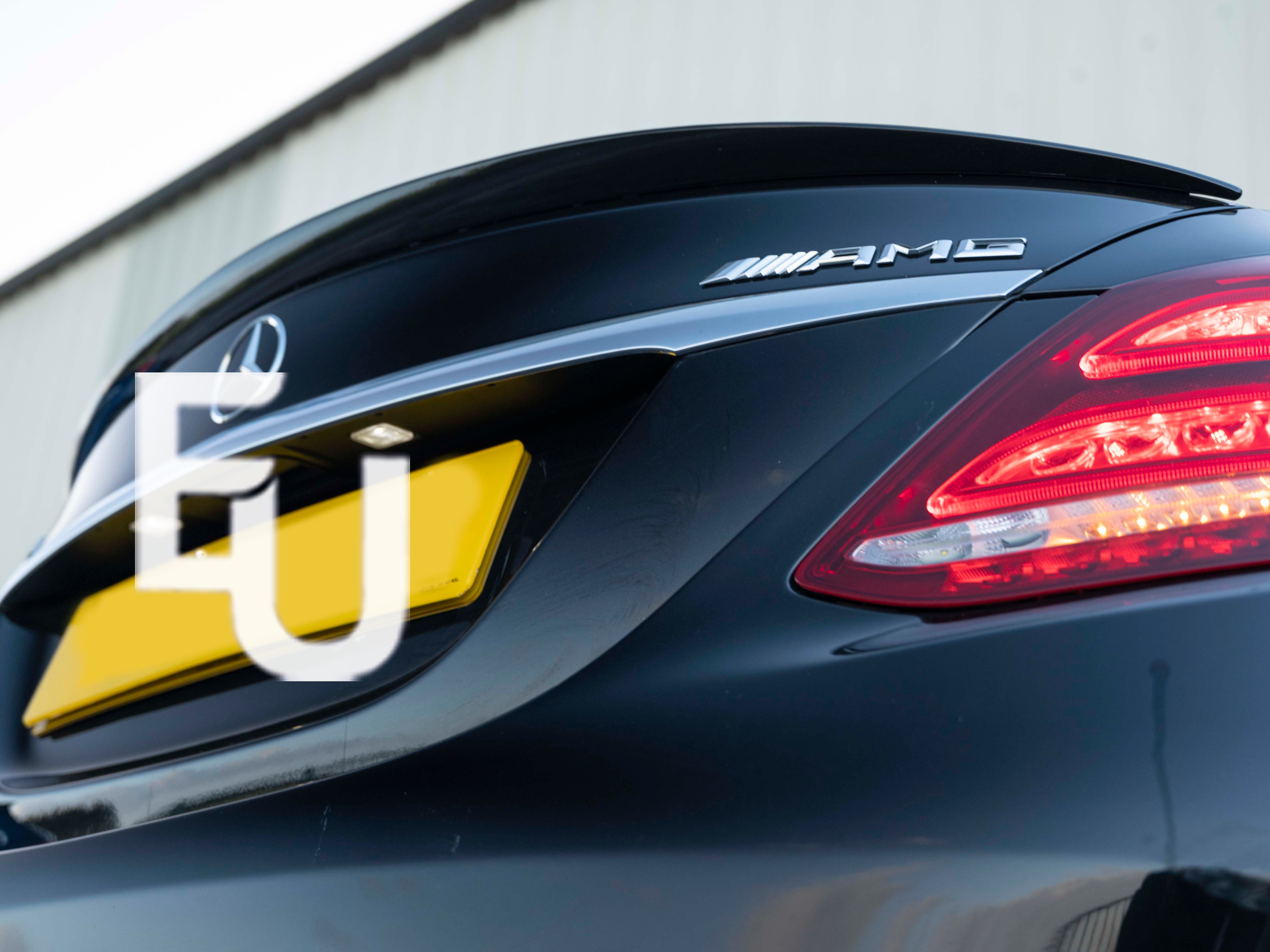 REAR TRUNK BOOT SPOILER LIP FOR MERCEDES BENZ W205 C CLASS ABS GLOSS BLACK