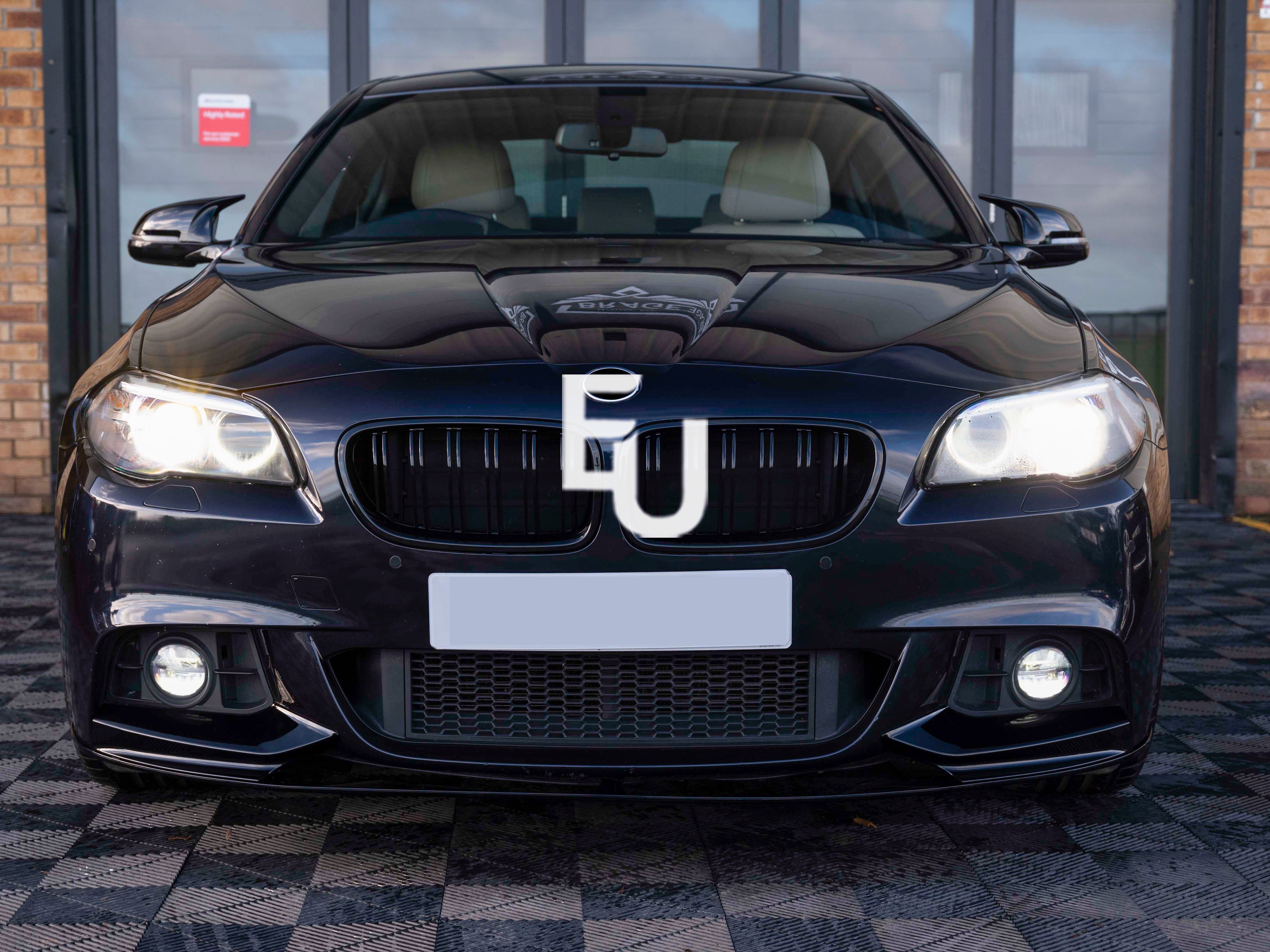 FOR BMW 5 SERIES F11 F10 M SPORT FRONT BUMPER SPLITTER LIP SPOILER GLOSS BLACK