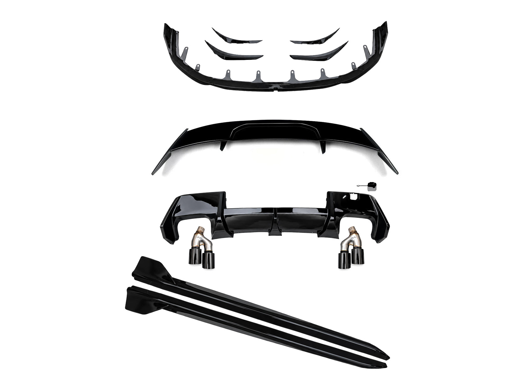 FOR BMW 2 SERIES F70 M SPORT BODYKIT BODY KIT FRONT SPLITTER REAR DIFFUSER SKIRT