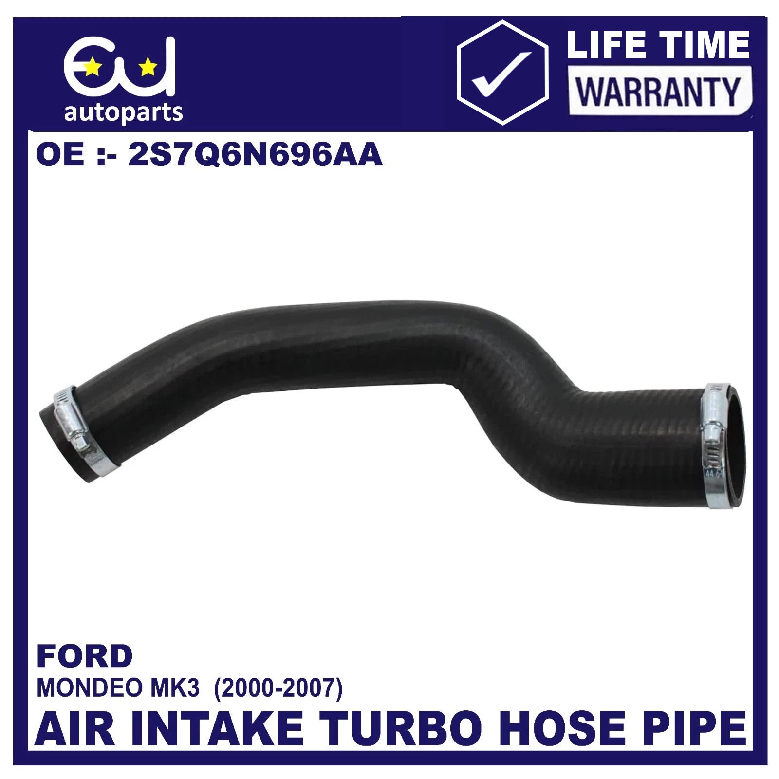 FOR FORD MONDEO MK3 2.0 2.2 TDCI EGR INTERCOOLER TURBO BOOST HOSE PIPE 1222831