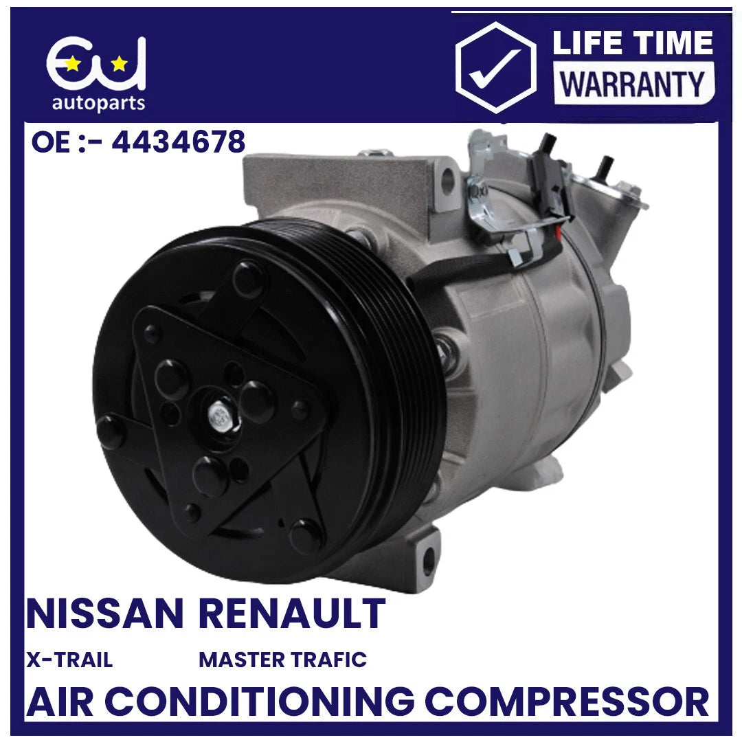 AIR CON AC COMPRESSOR FOR OPEL VAUXHALL VIVARO MOVANO NISSAN RENAULT TRAFIC MK2
