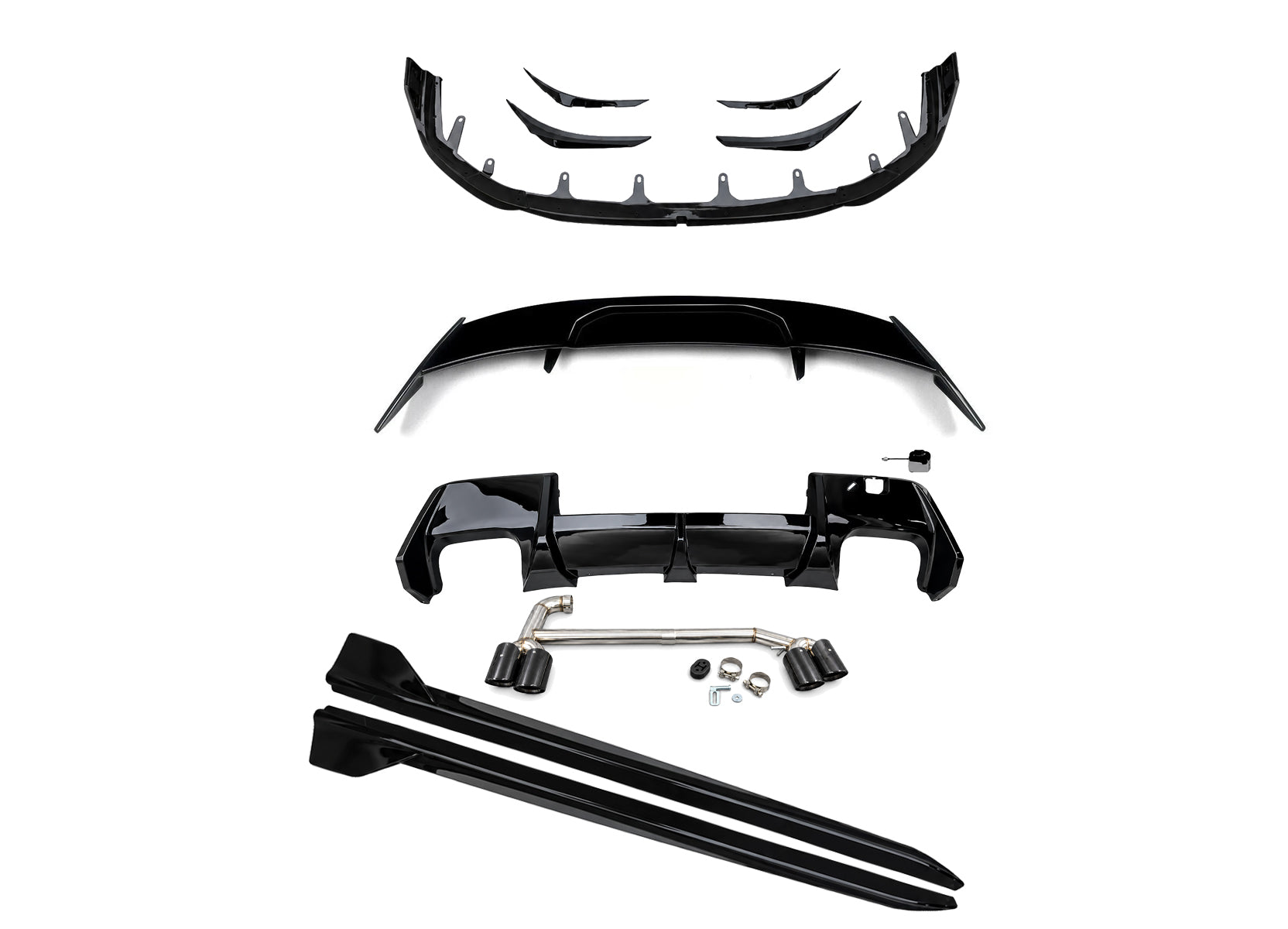 FOR BMW 1 SERIES F70 M SPORT BODYKIT BODY KIT FRONT SPLITTER REAR DIFFUSER SKIRT
