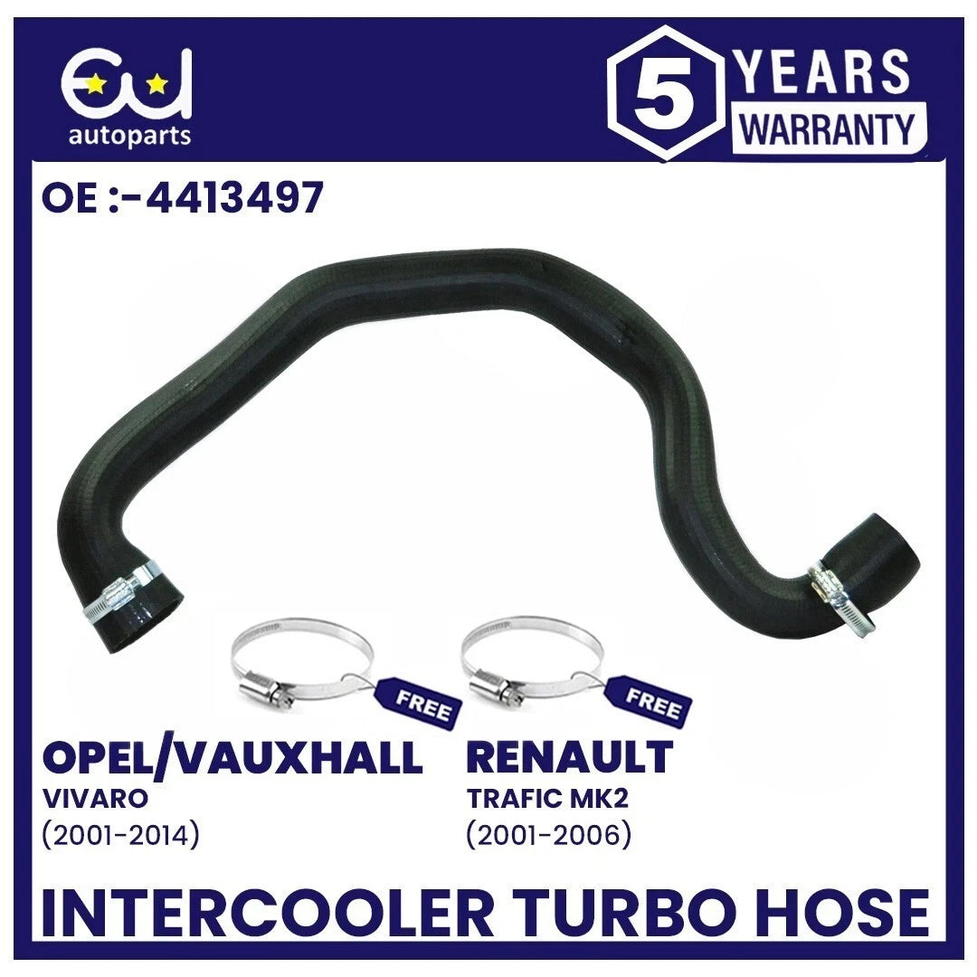 INTERCOOLER TURBO HOSE PIPE FOR RENAULT TRAFIC VIVARO PRIMASTAR 1.9 DCI 4413497