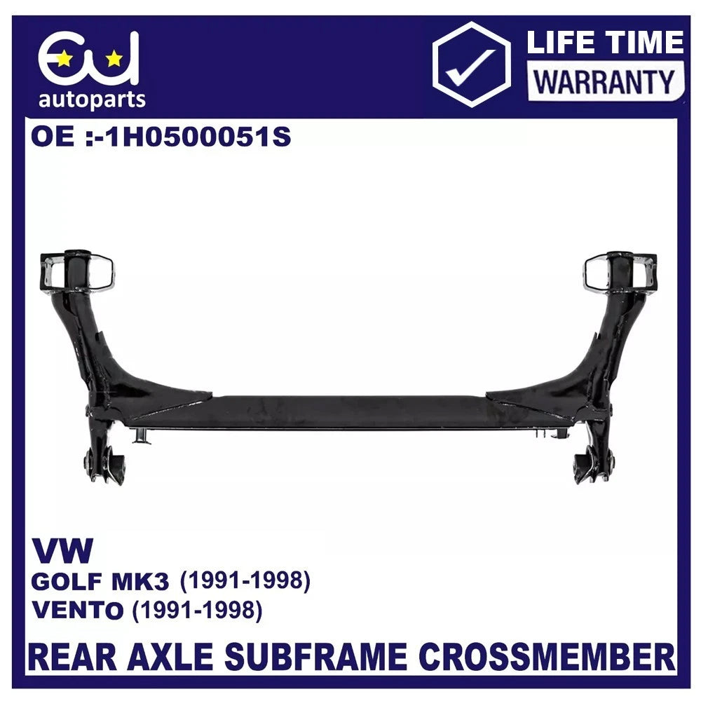 REAR AXLE SUBFRAME CROSSMEMBER BEAM FOR VW GOLF MK3 1991-1998 VENTA 1991-1998