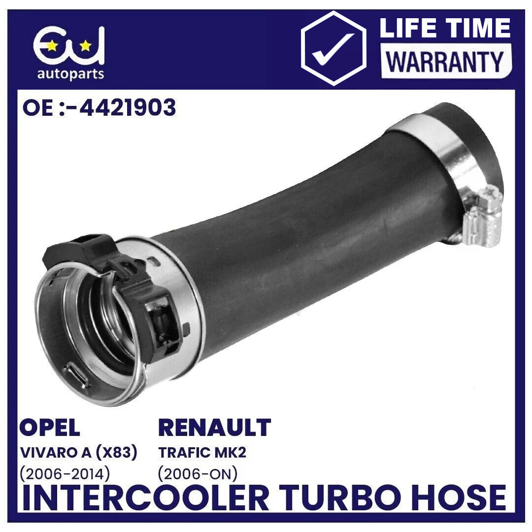 INTERCOOLER TURBO HOSE PIPE FOR VAUXHALL VIVARO 2.0 CDTI 4421903, 93857913