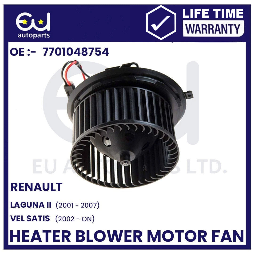 HEATER BLOWER FAN MOTOR FOR RENAULT LAGUNA MK2 01-07 VEL SATIS 02-23 OEM QUALITY