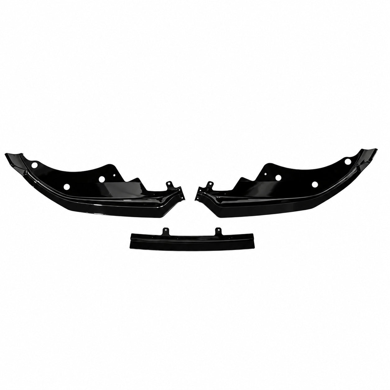 FOR BMW 4 SERIES COUPE G22 G23 G26 FRONT SPLITTER LIP M SPORT GLOSS BLACK 2020+