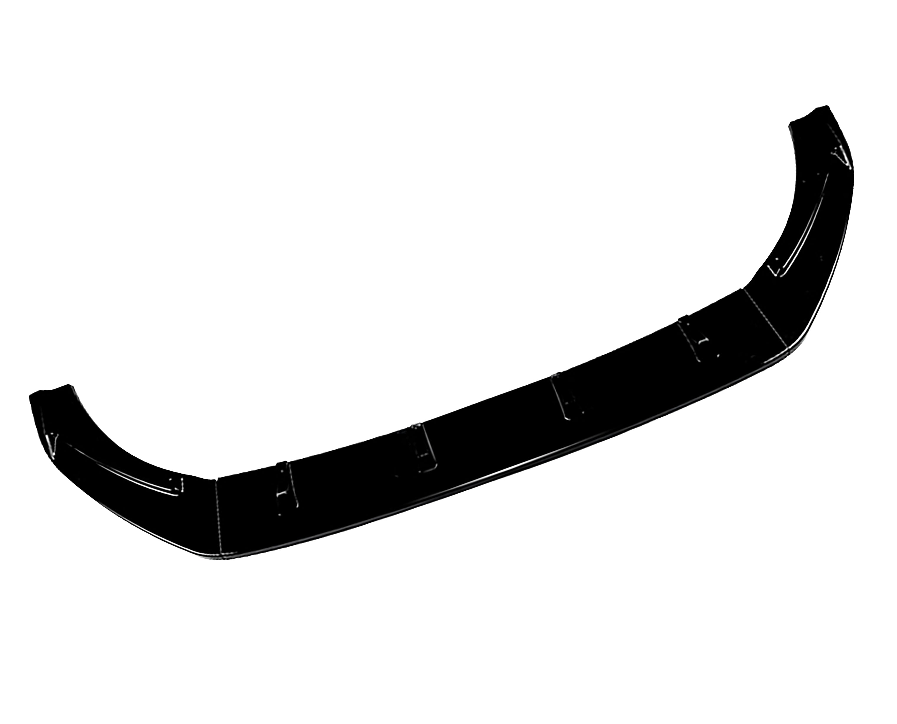 FOR VW GOLF MK7.5 SE STANDARD TDI TSI GLOSS BLACK FRONT SPLITTER LIP 2017-2020