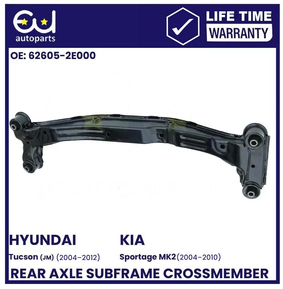 REAR AXLE SUBFRAME CROSSMEMBER FOR HYUNDAI TUCSON 04-12 ONLY 2WD (rubber mounts)