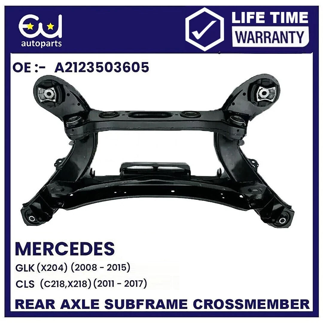 REAR AXLE SUBFRAME CROSSMEMBER FOR MERCEDES E-CLASS C207 S212 W212 2009-16 BOLTS