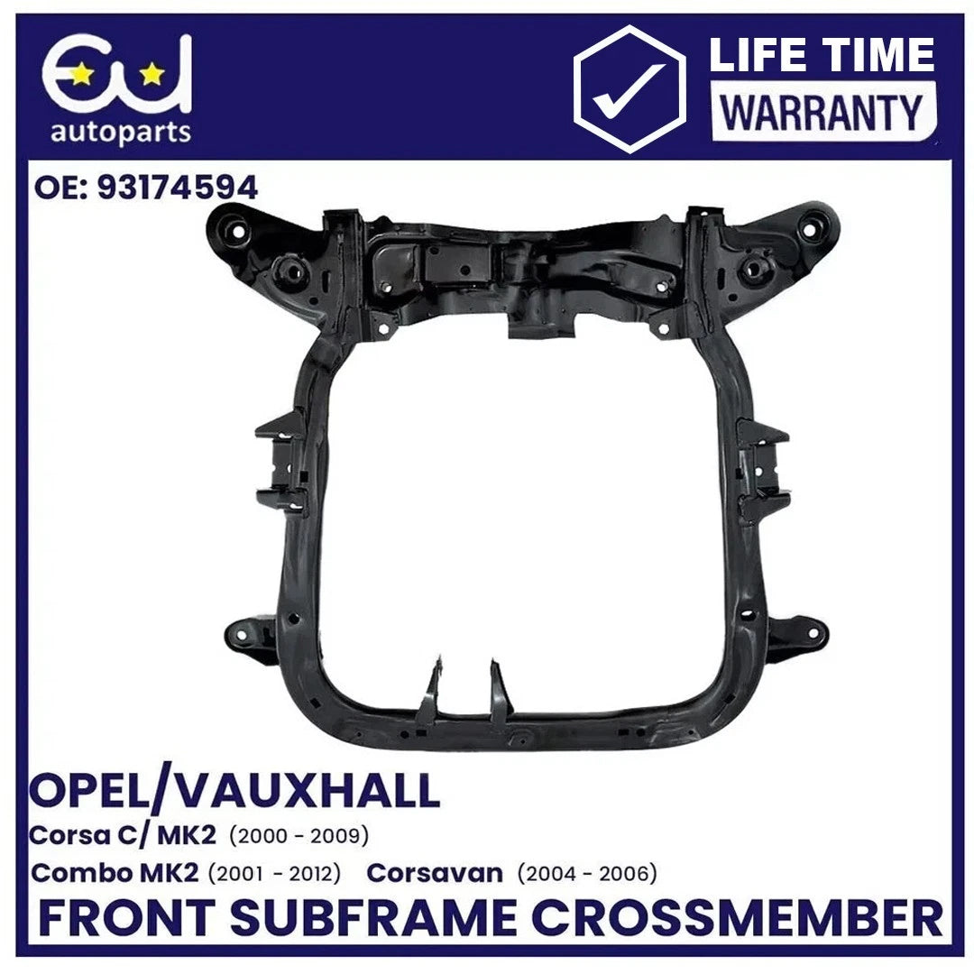 FOR OPEL VAUXHALL COMBO C CORSA C , MERIVA A TIGRA EXCLUDING DPF FRONT SUBFRAME AXLE CROSSMEMBER EXCLUDING DPF