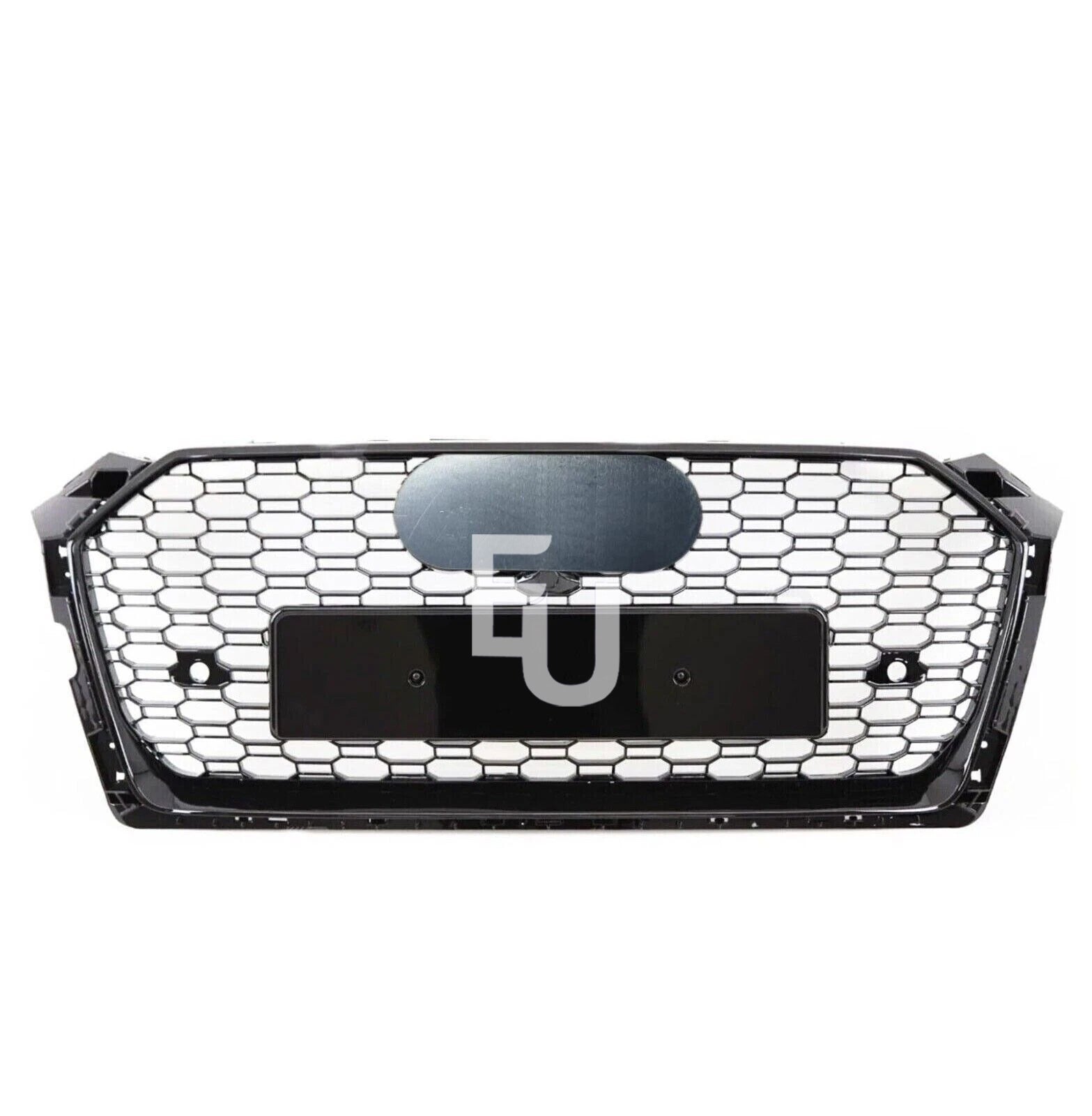 RS5 STYLE GLOSS HONEYCOMB RADIATOR BUMPER GRILLE GRILL FOR AUDI A5 S5 B9 2016-19