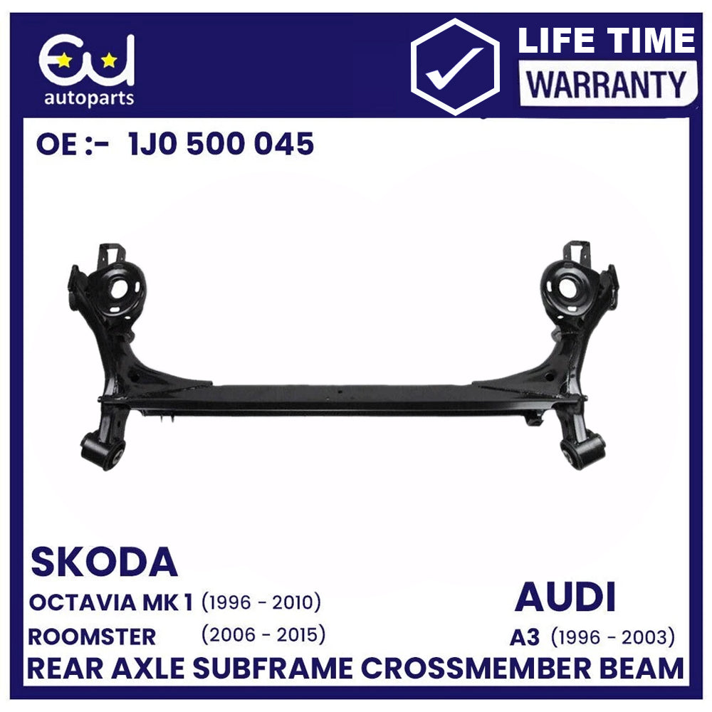 NEW REAR AXLE SUBFRAME CROSSMEMBER BEAM FOR VW GOLF MK4 BORA JETTA BEETLE 98-10, SKODA OCTAVIA MK1 96-10 ROOMSTER AUDI A3 96-03,SEAT LEON MK1 99-06 TOLEDO MK2 98-06